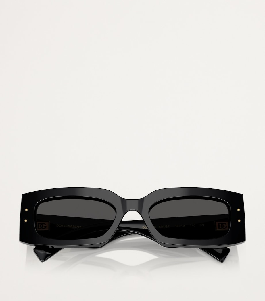 Dolce&Gabbana Acetate Rectangular Sunglasses Image 5