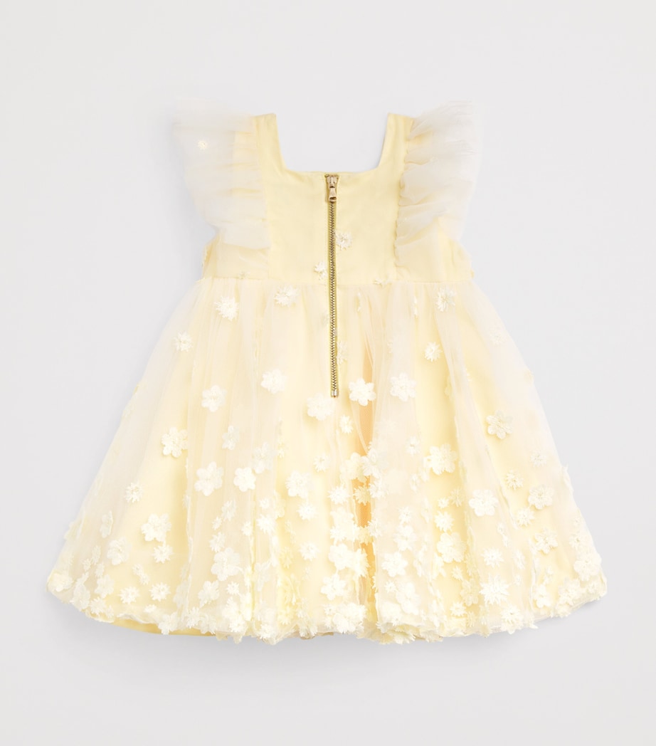 Tartine et Chocolat Tulle Embroidered Dress (3 Months-4 Years) Pale Image 2