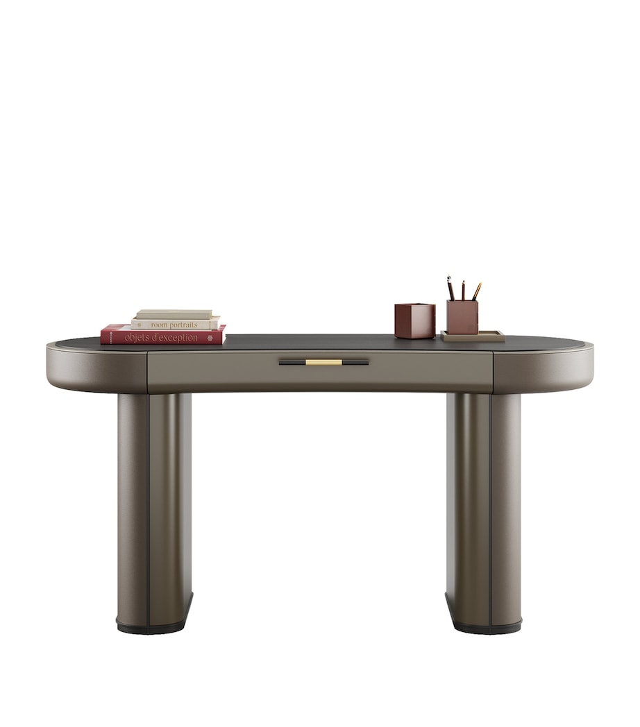 Stone-Top Puglia Desk BEIGE Image 1