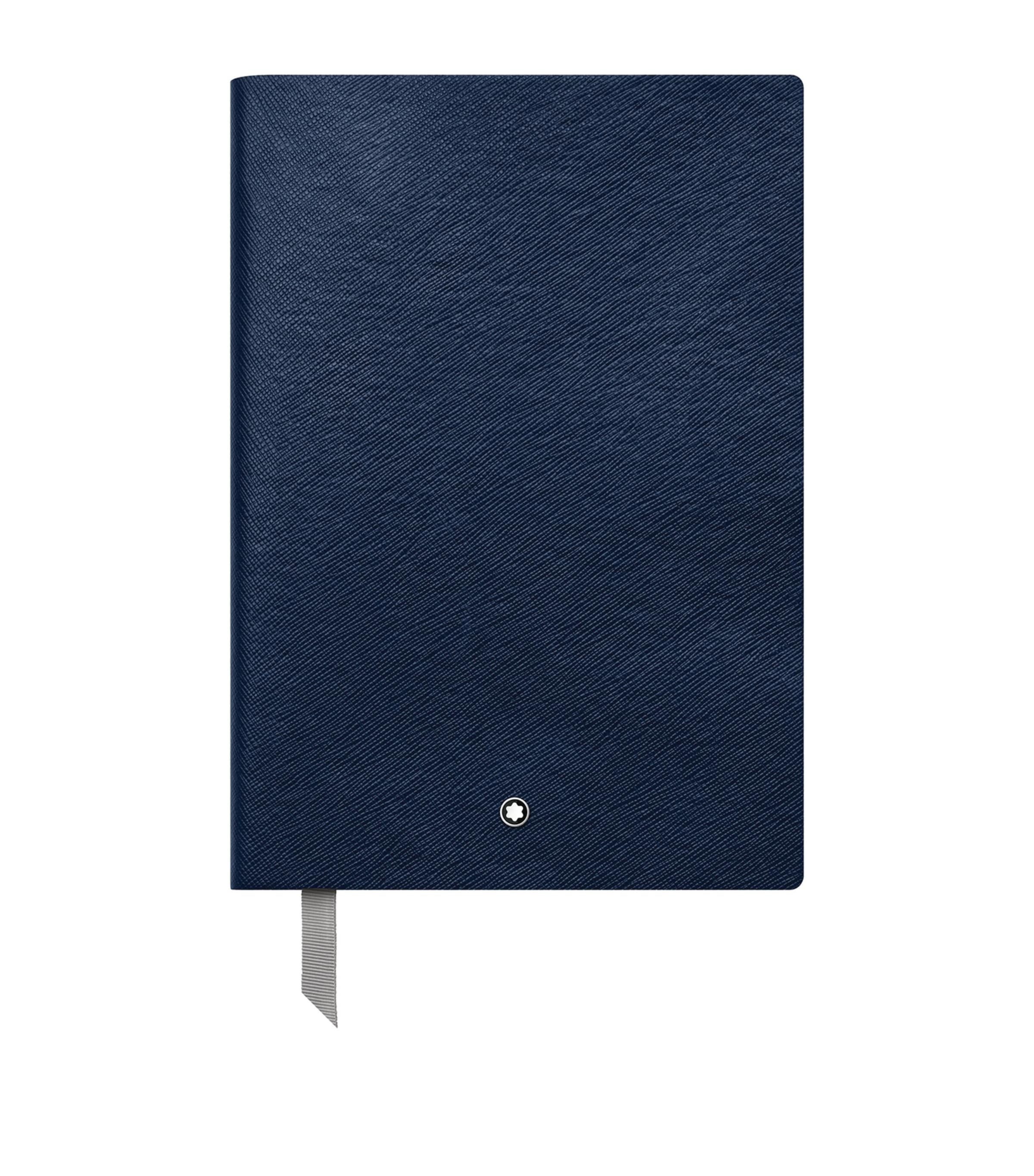 Montblanc Leather Notebook #146 Navy Image 2
