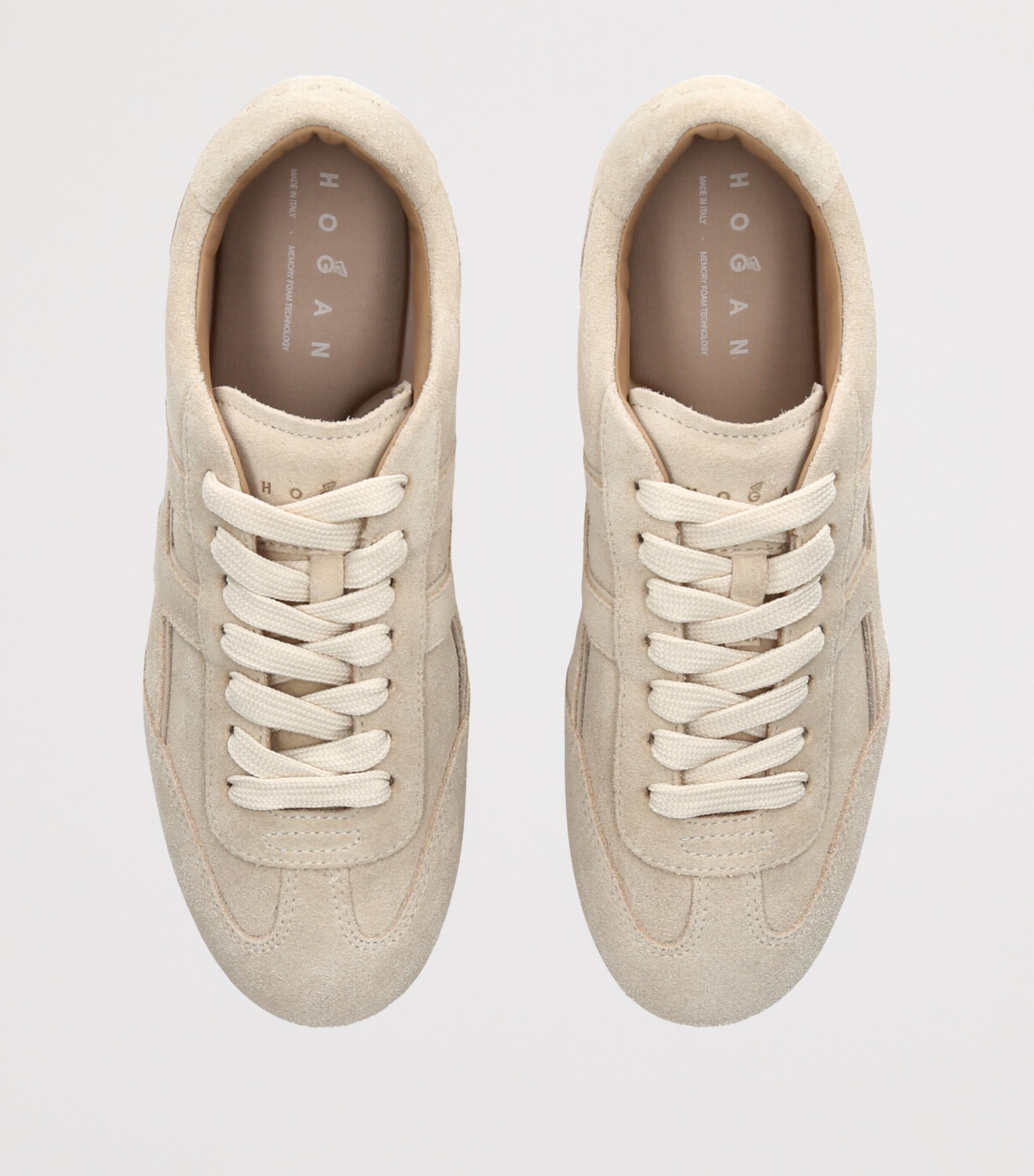 Hogan Suede Olympia Sneakers Mid Brown Image 4