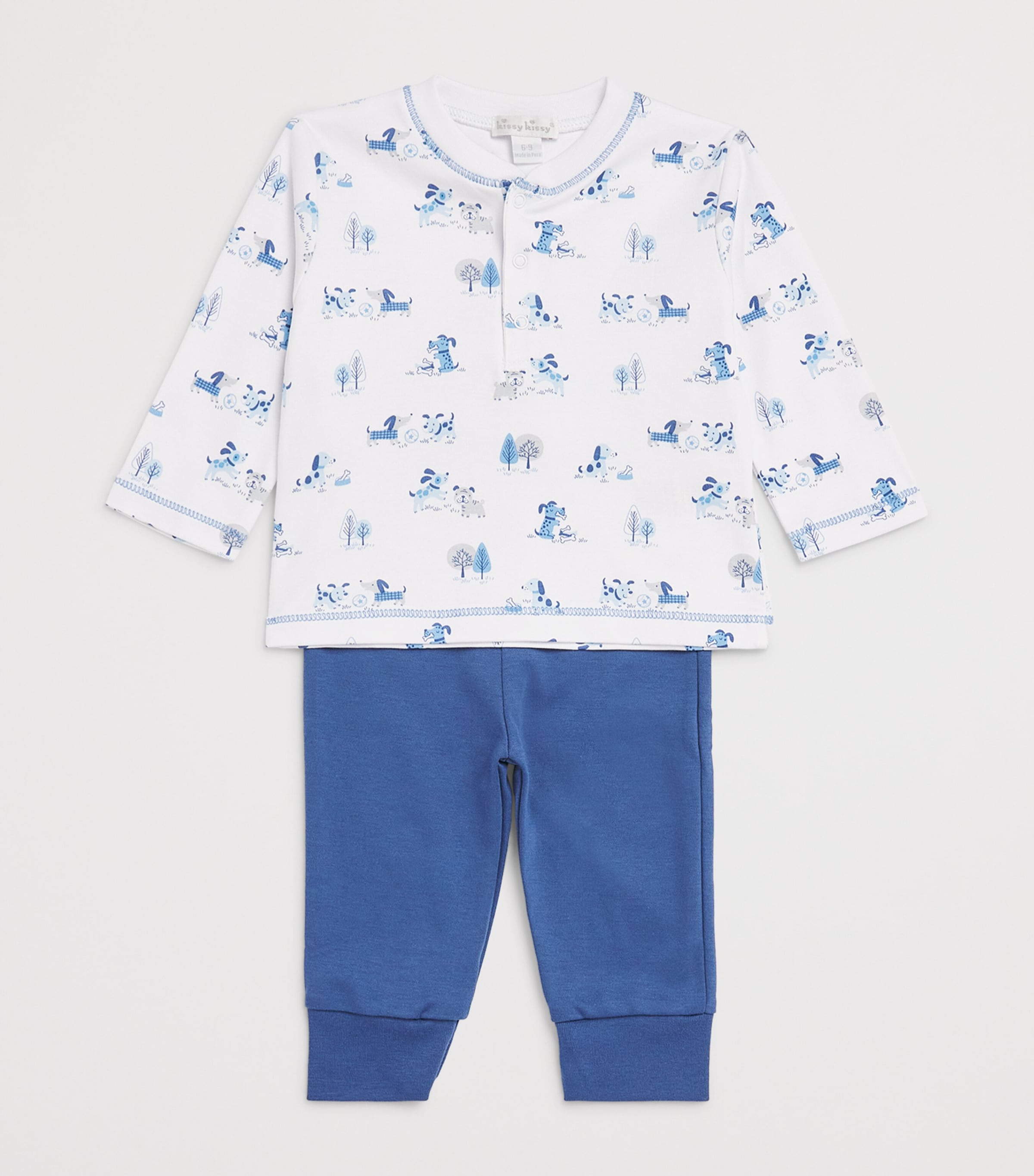 Puppy Park Fun Top and Trouser Set (3-24 Months) K400BLUE Image 3