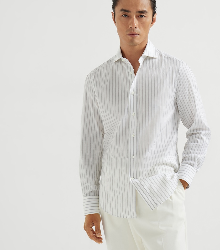 Cotton Stripe Shirt C026 Image 2
