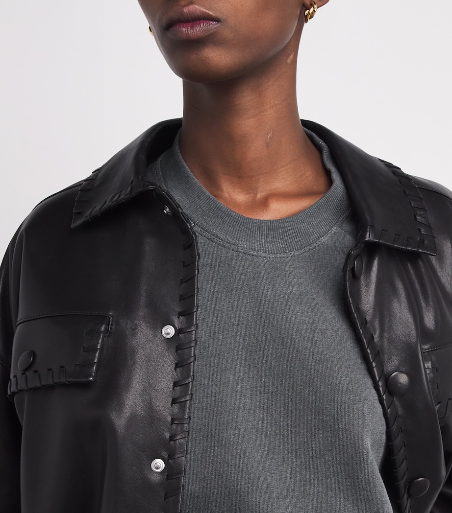 Cotton Scholar Sweatshirt WBLK WASHED BLA Image 6