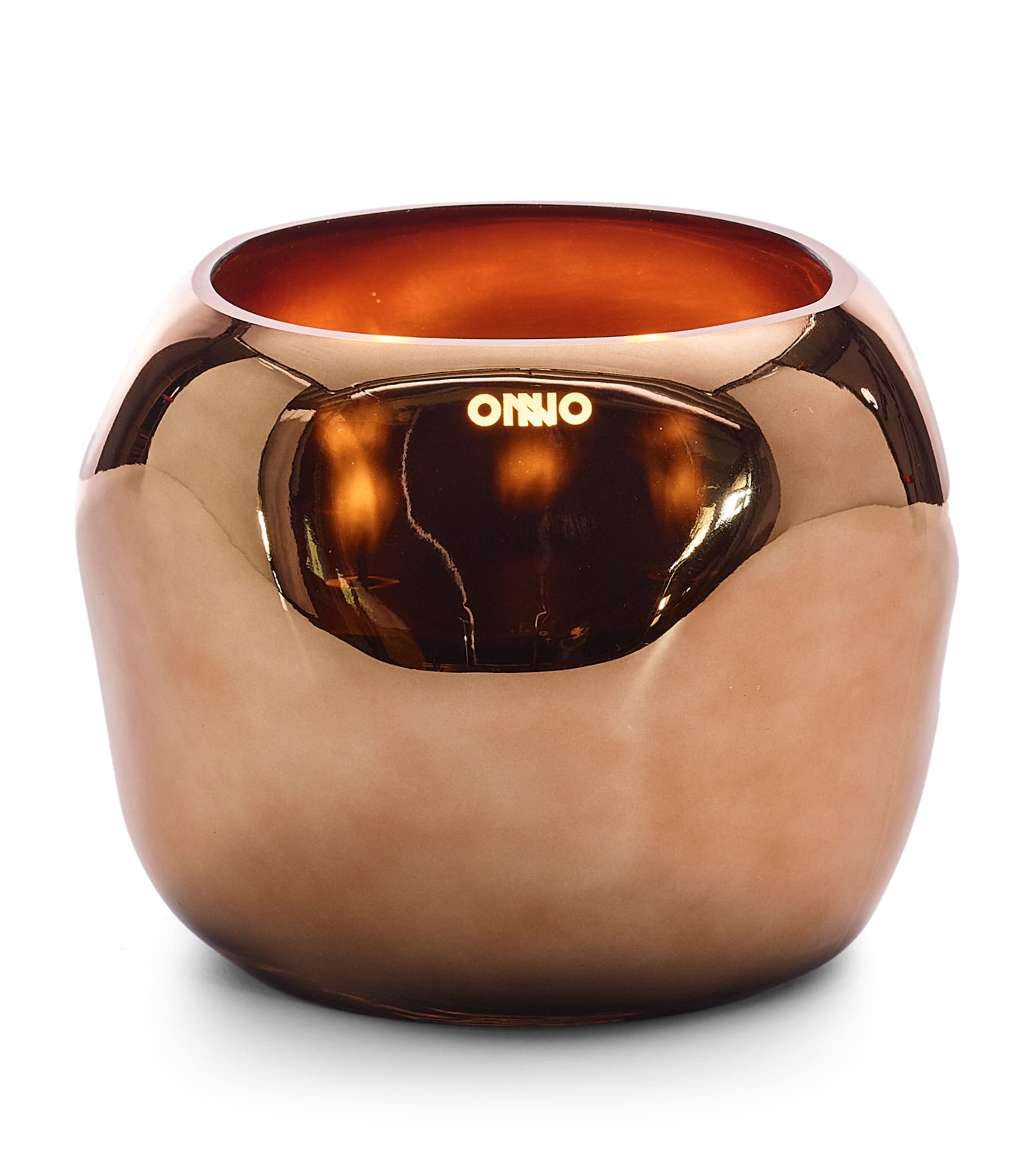 Onno Medium Cape Copper Zanzibar Candle In Metallic