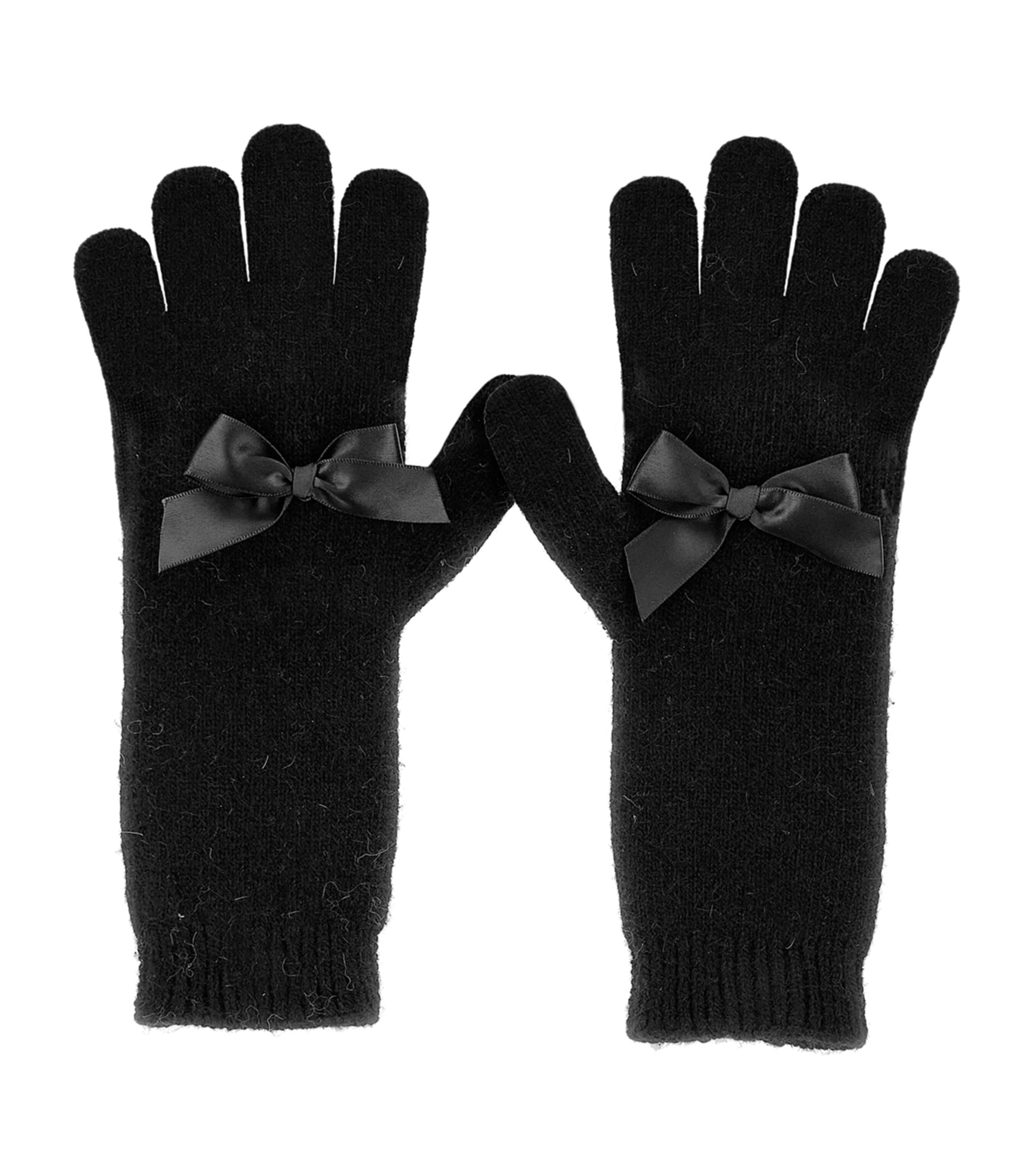Bow-Detail Gloves NERO Image 1