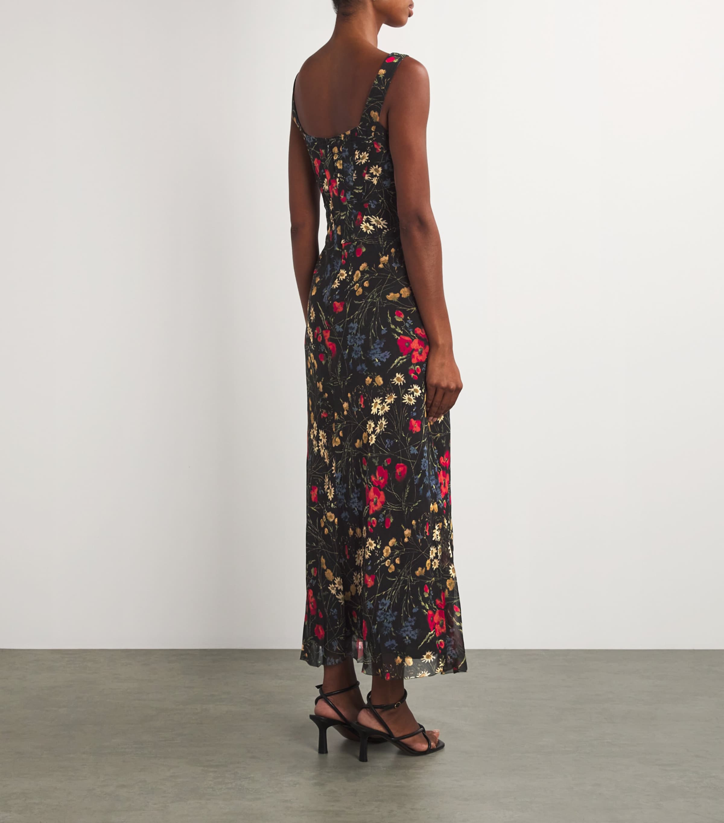 Polo Ralph Lauren Floral Corseted Maxi Dress Harrods US