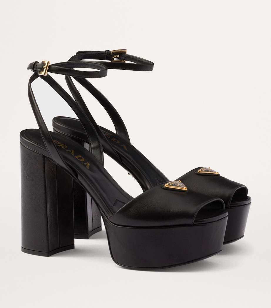 Nappa Leather Platform Sandals 115 F0002 Image 3