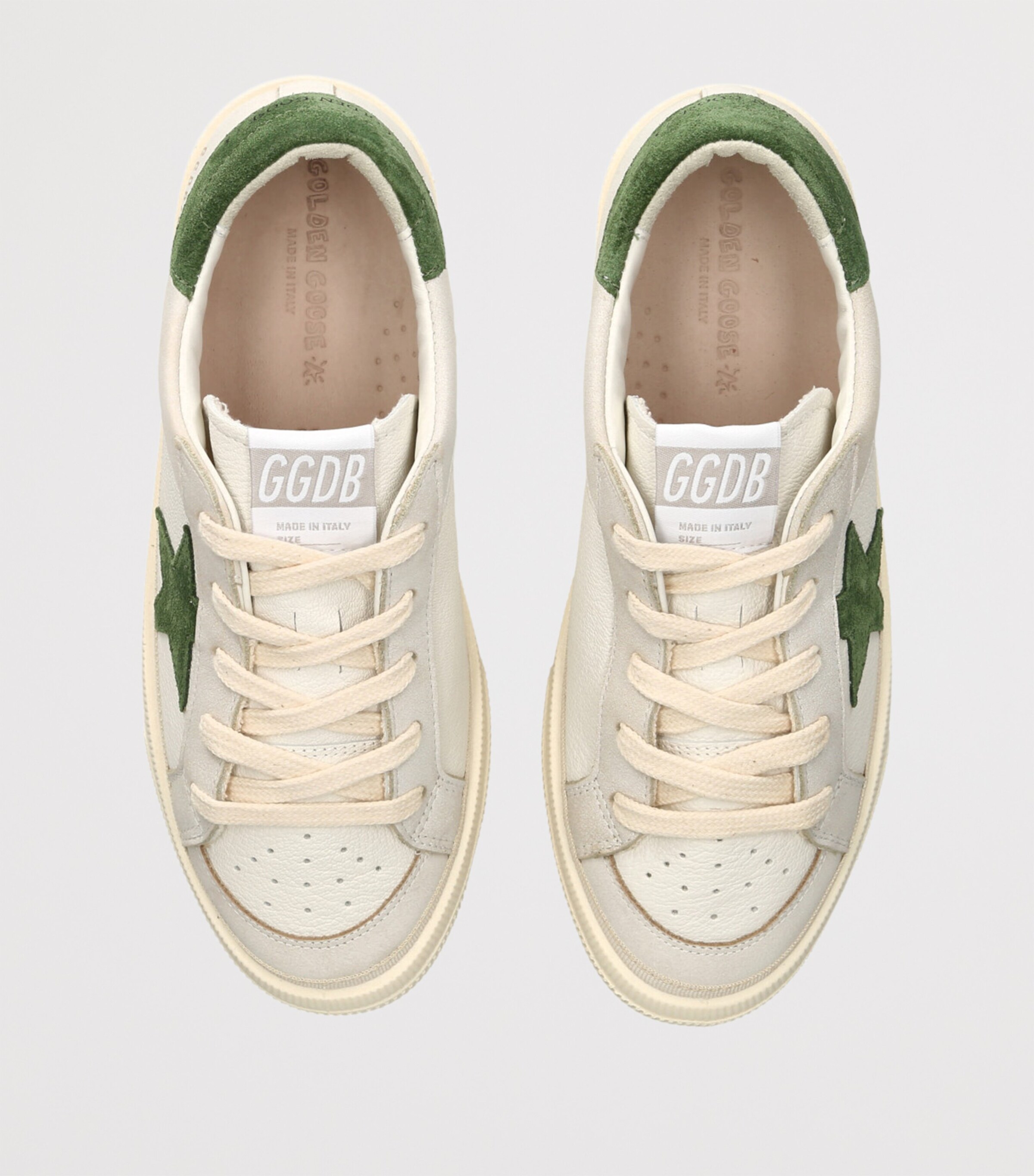 Leather May Sneakers GREEN OTH Image 4