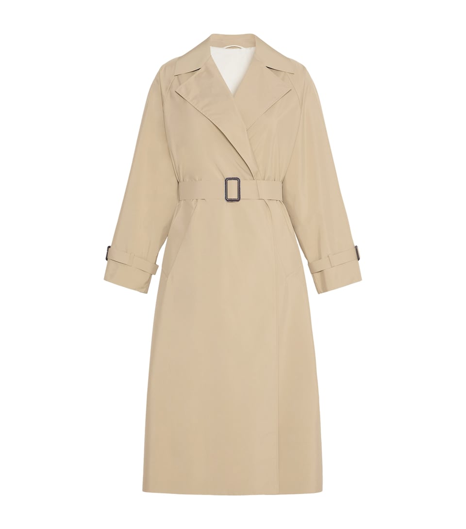 Weekend Max Mara Wrap Trench Coat Beige