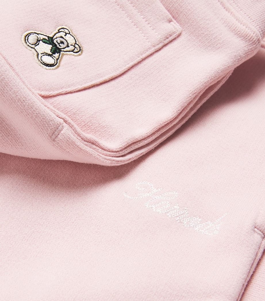 Fleece-Lined Logo Sweatpants (2-8 years) PINK Image 3