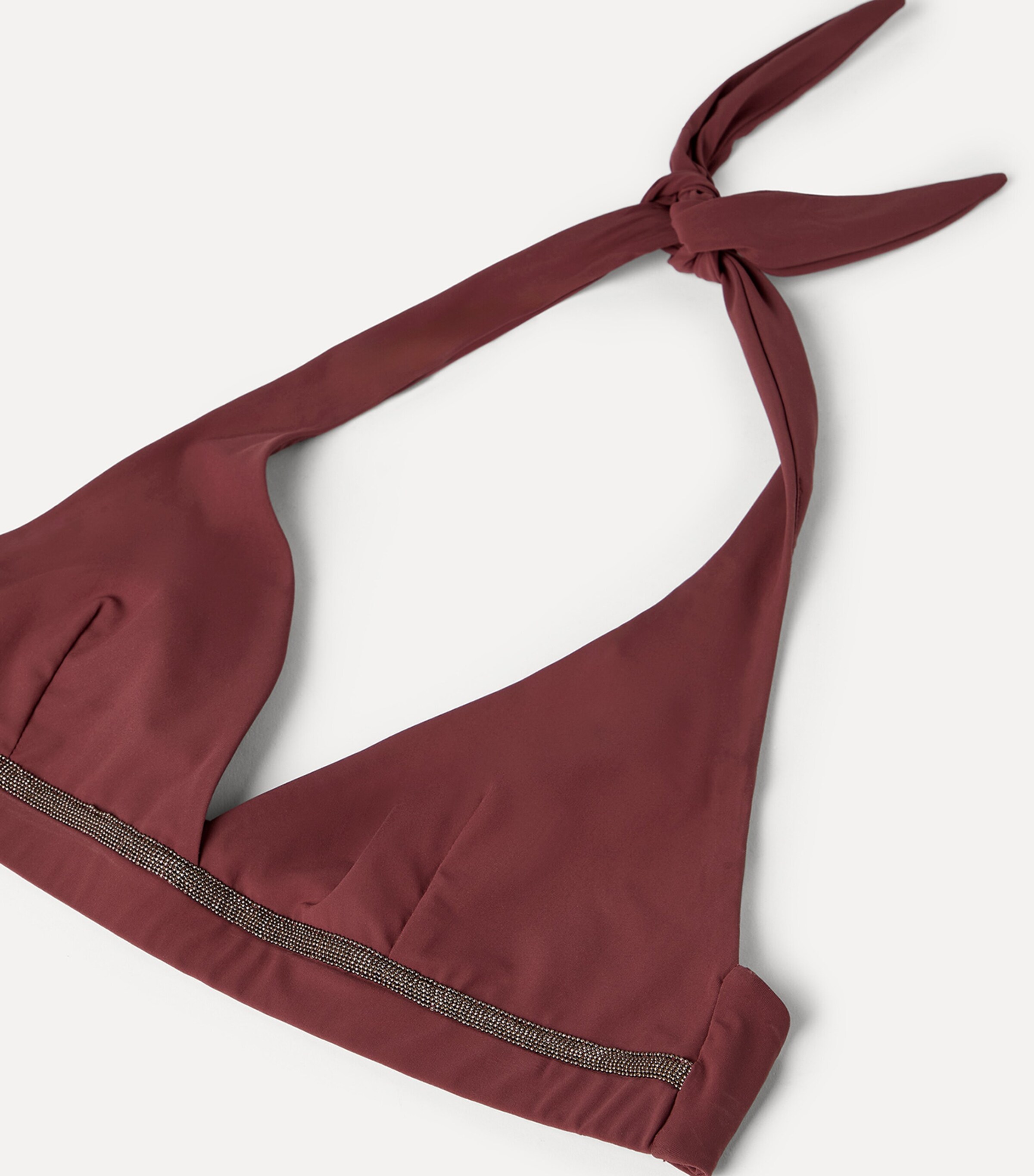 Brunello Cucinelli Womens Halterneck Bikini Top Image 5