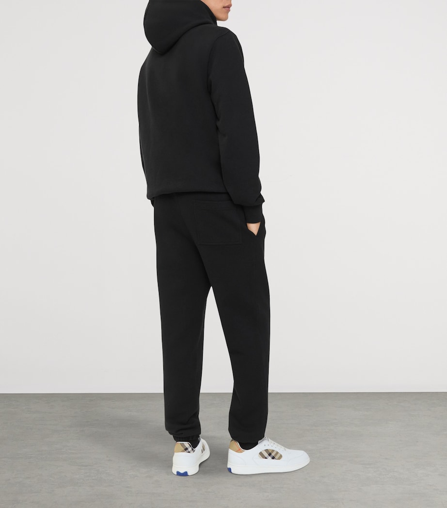 Cotton Check EKD Slim Sweatpants BLACK Image 3