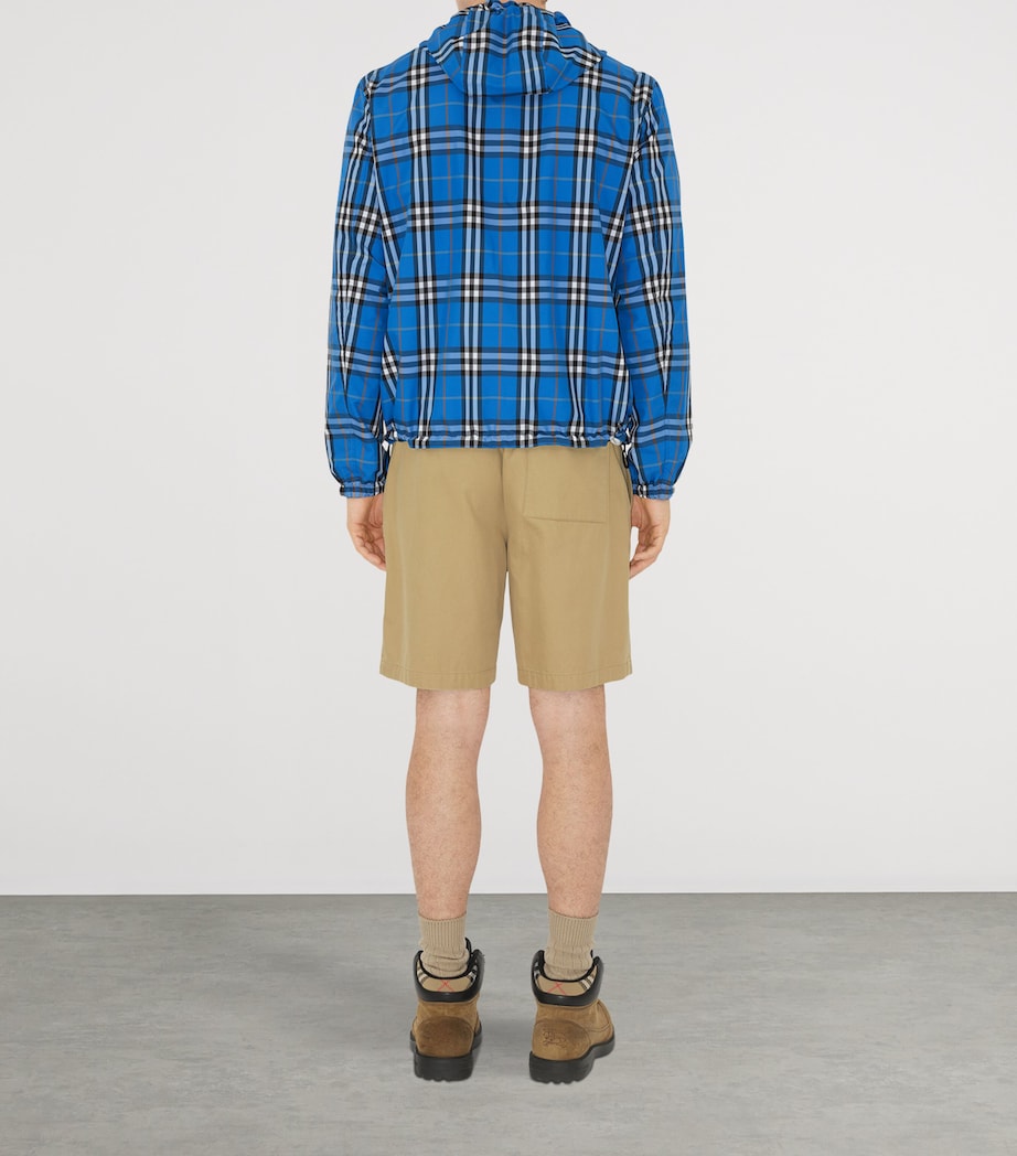 Reversible Check Hooded Jacket HYACINTH IP CHECK Image 5