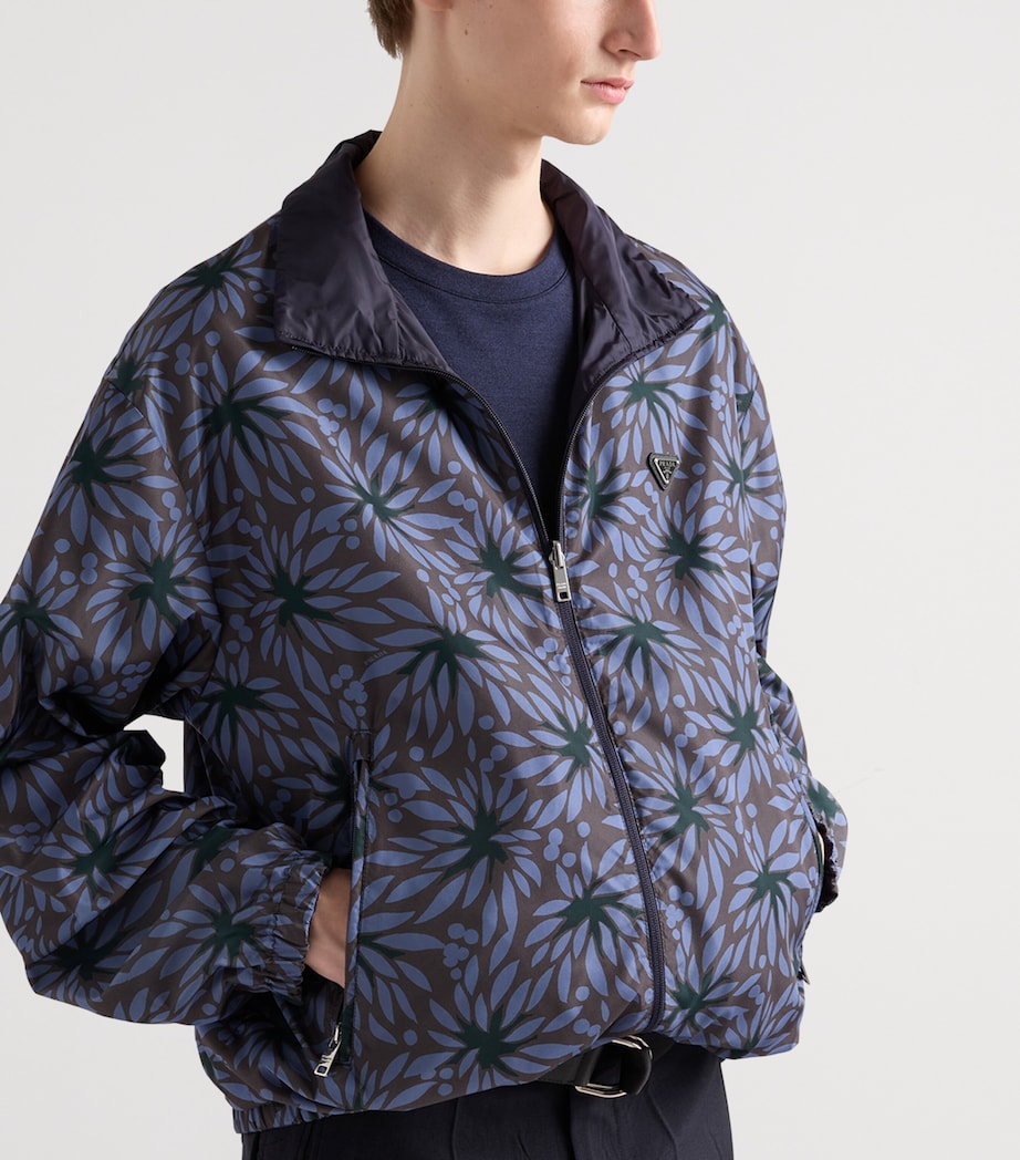 Prada Mens Reversible Re-Nylon Bomber Jacket Image 4