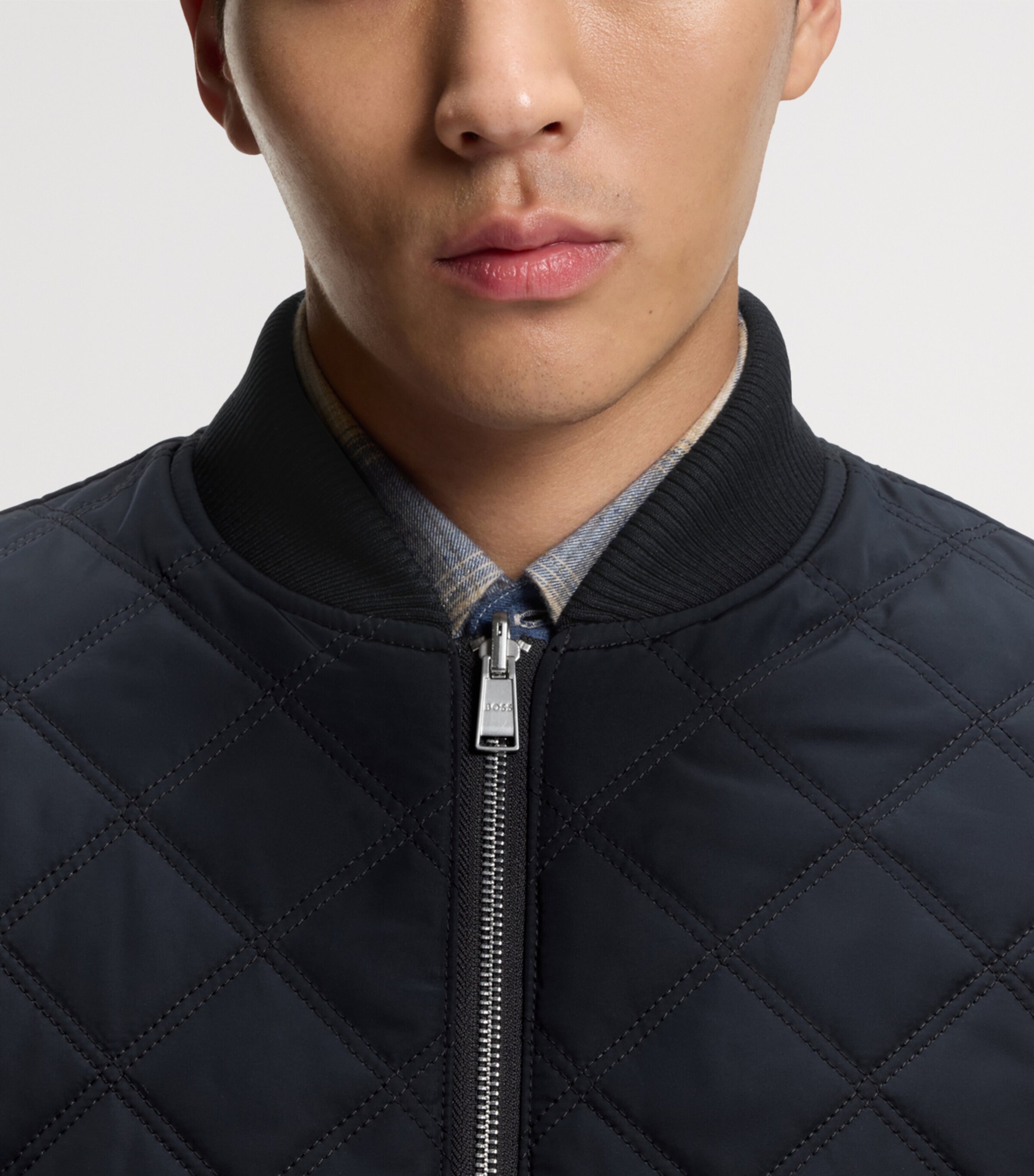 BOSS Mens Water-Repellent Quilted Jacket Image 5