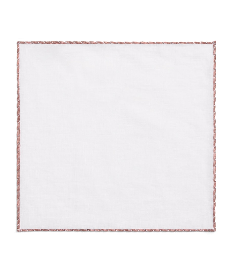 Eleventy Cotton-Wool Pocket Square Avorio E Sale Dell'h Image 1