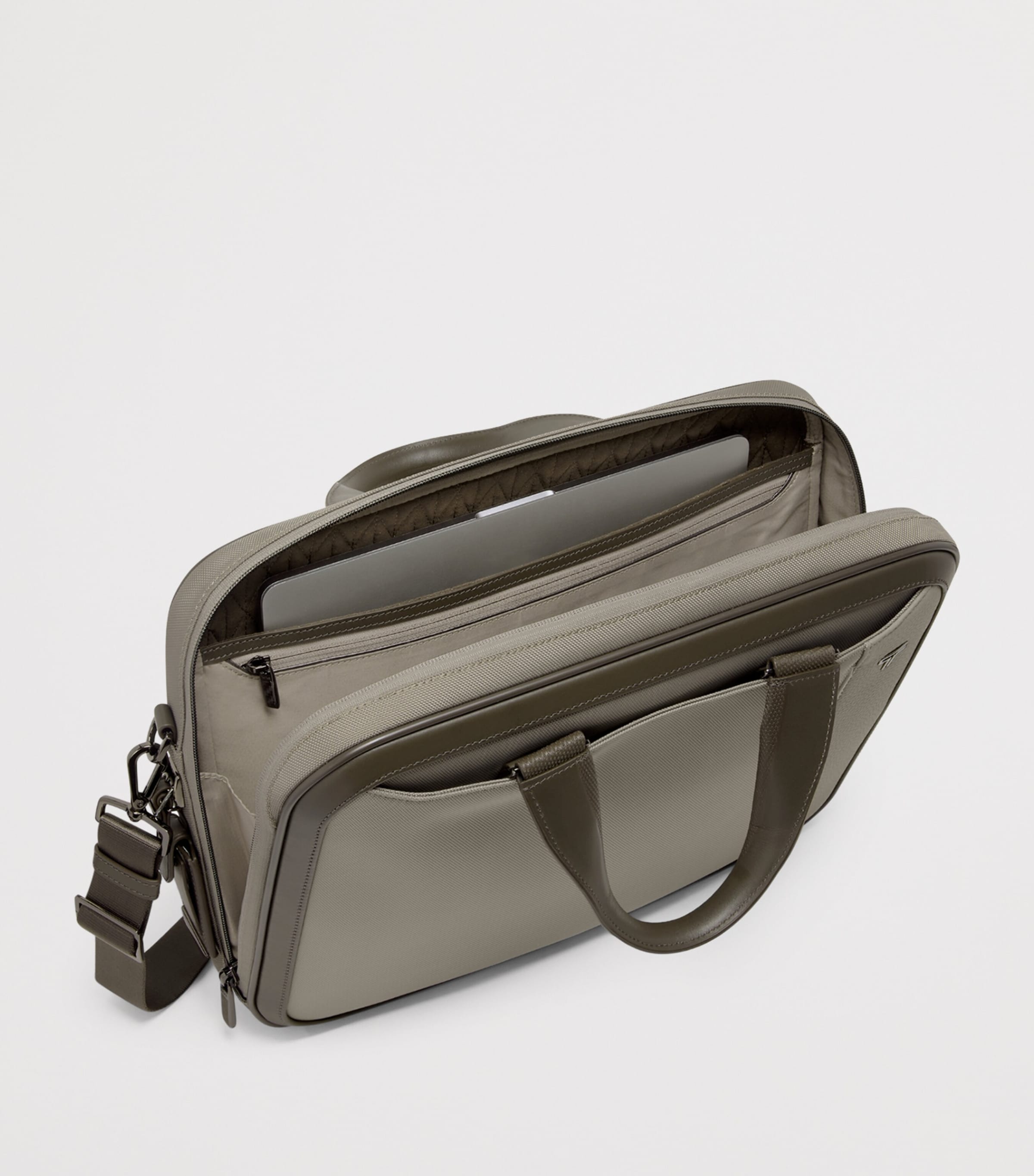 Tumi Arrivé Hannover Slim Briefcase Taupe Image 2