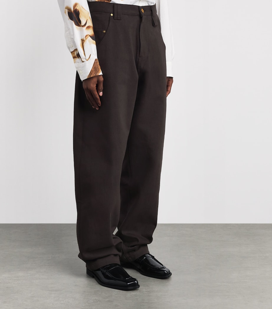 Bad Boy Wide-Leg Jeans CHOCOLATE Image 3