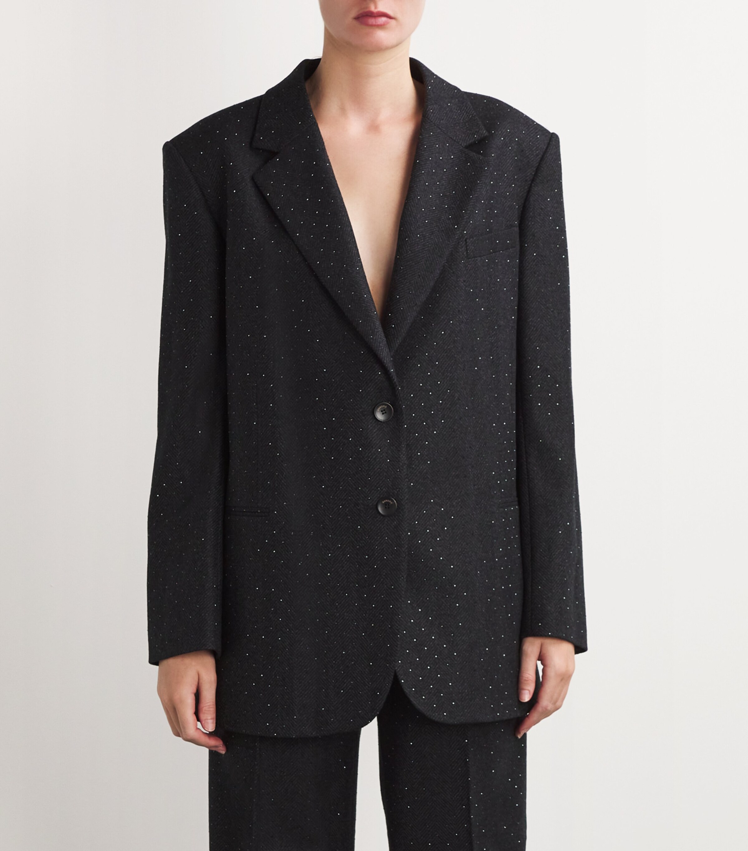 Sandro Paris Crystal-Embellished Blazer | Harrods US Sandro Paris Crystal-Embellished Blazer | Harrods US