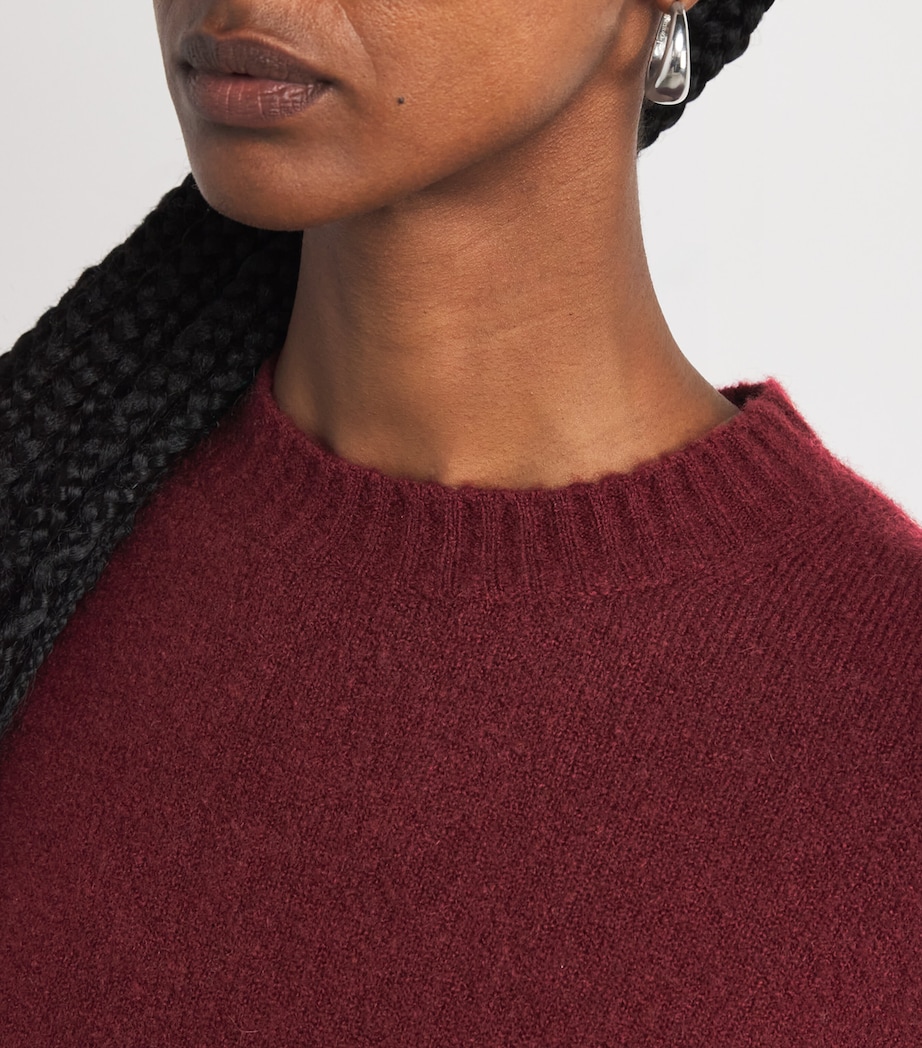 Cashmere-Blend Sweater RASPBERRY Image 6