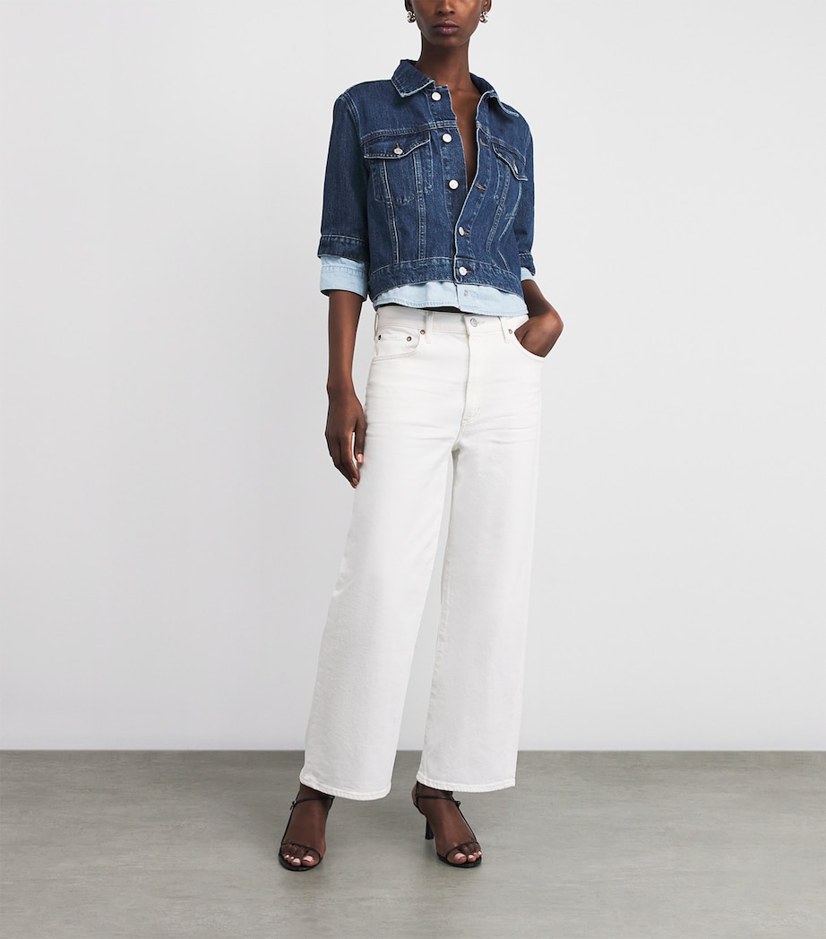 Double Trucker Denim Jacket U73DM SHADOW Image 2