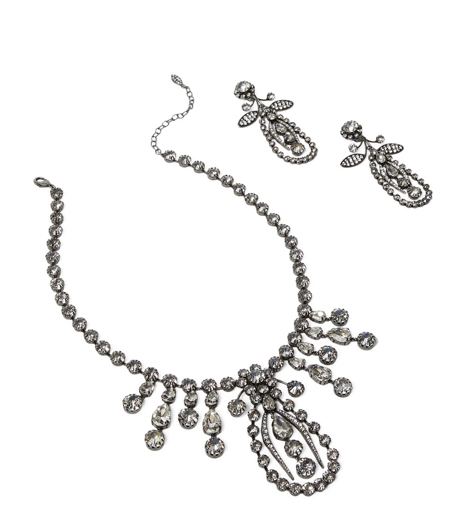 Xiria Necklace and Earrings Set SILVER Image 1