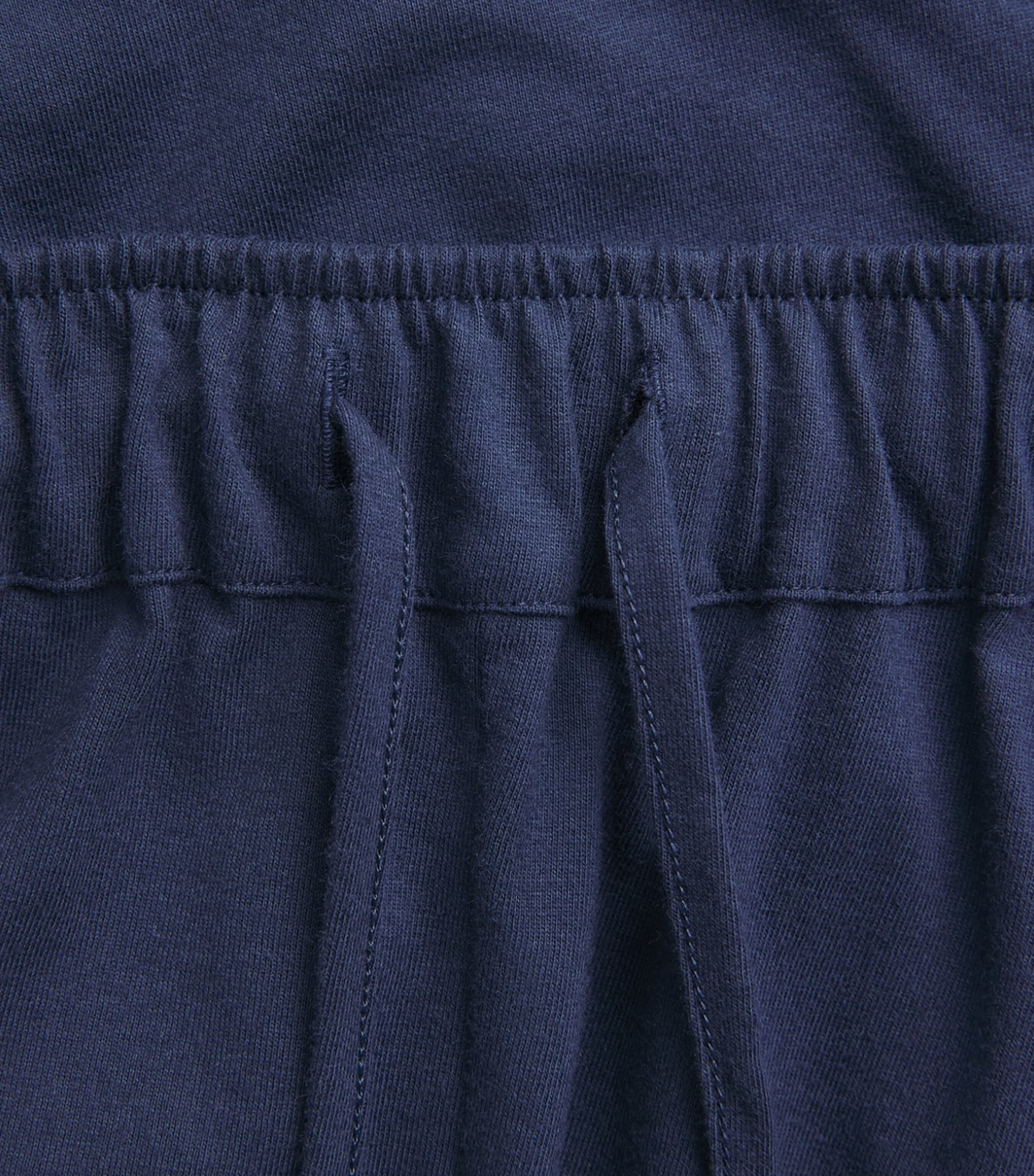 Hanro Mens Cotton Night & Day Shorts Deep Navy Image 6
