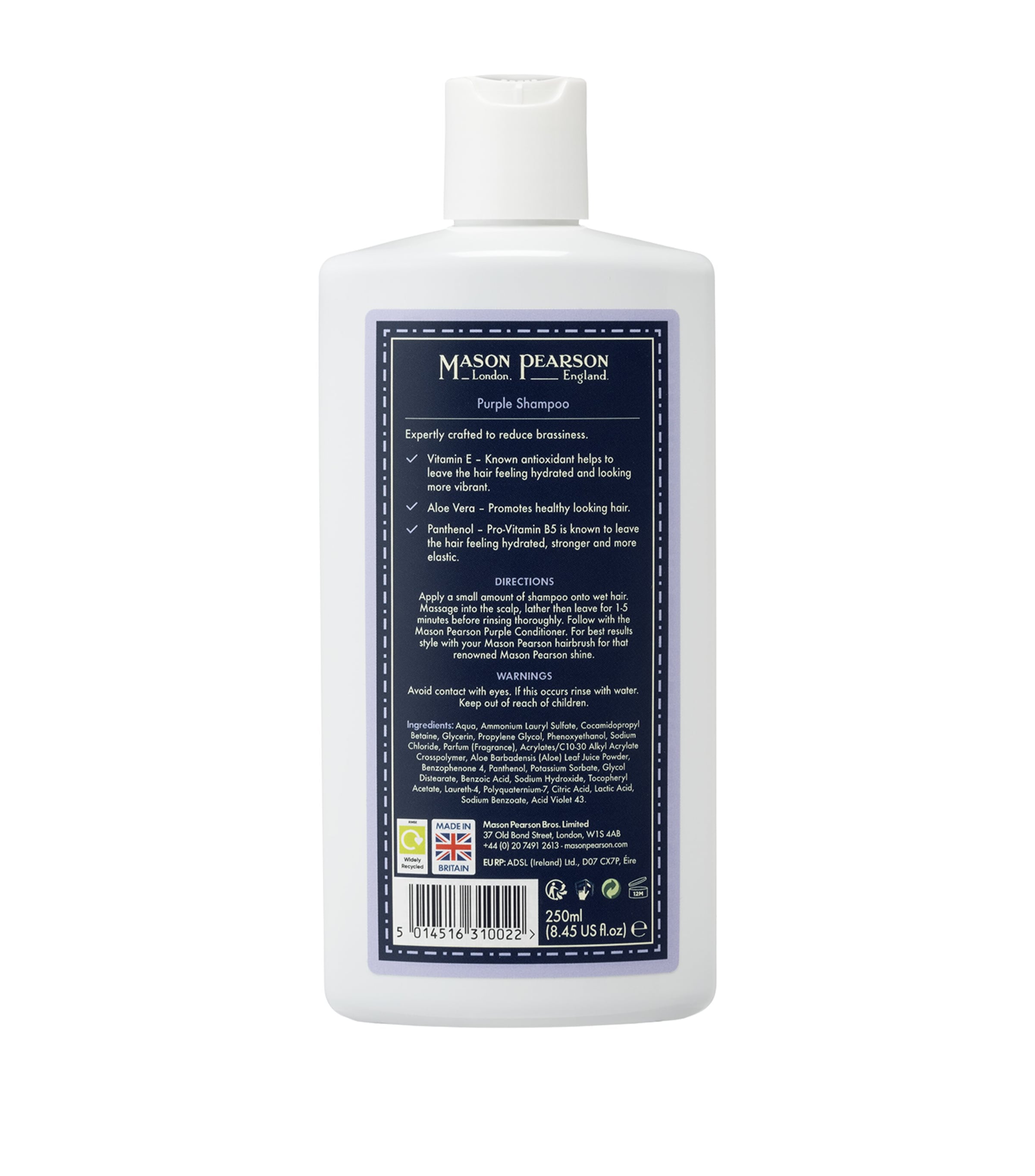 Mason Pearson Purple Shampoo (250ml) Image 2