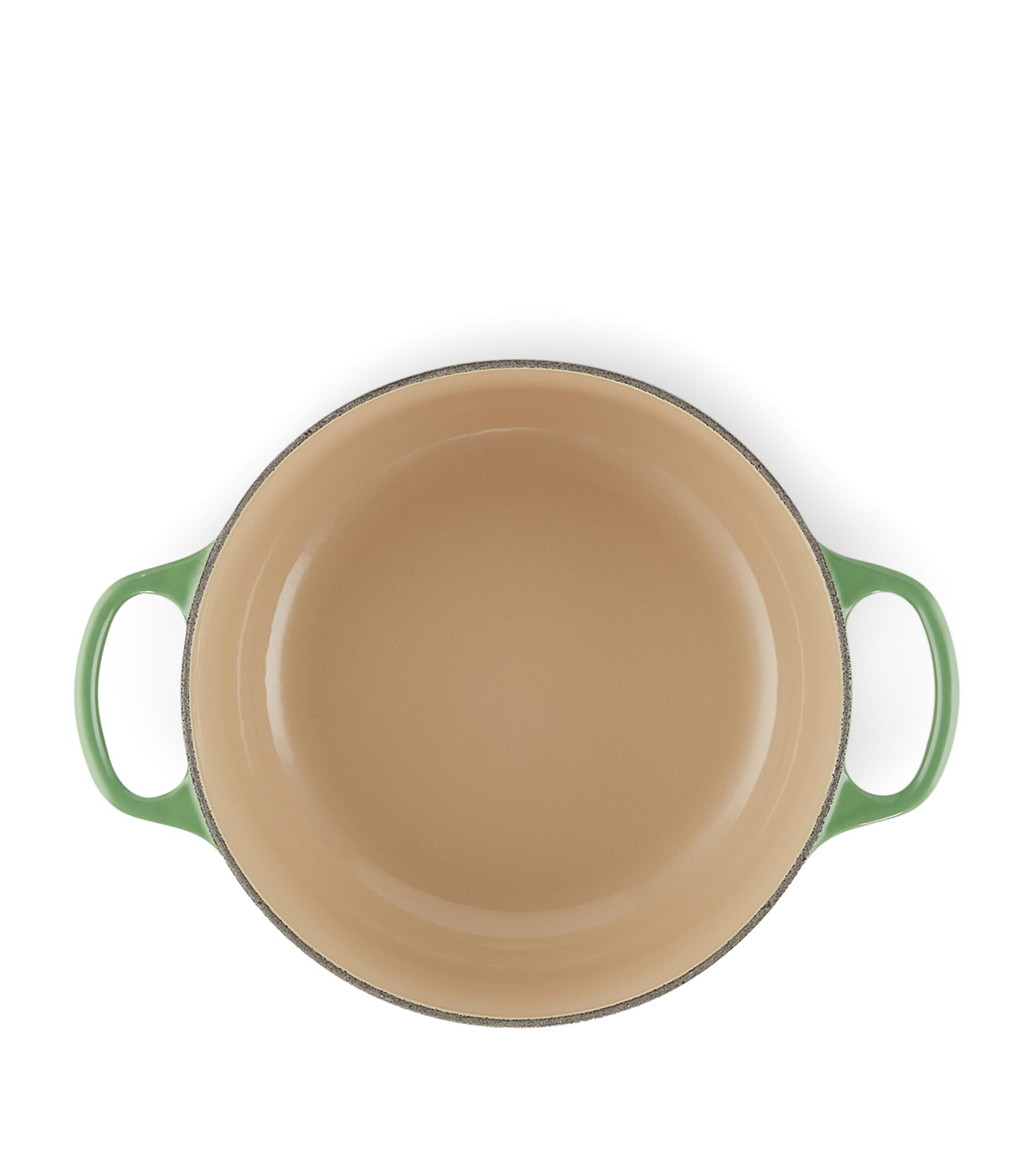 Le Creuset Cast Iron Round Casserole Dish (20cm) Bamboo Green Image 6