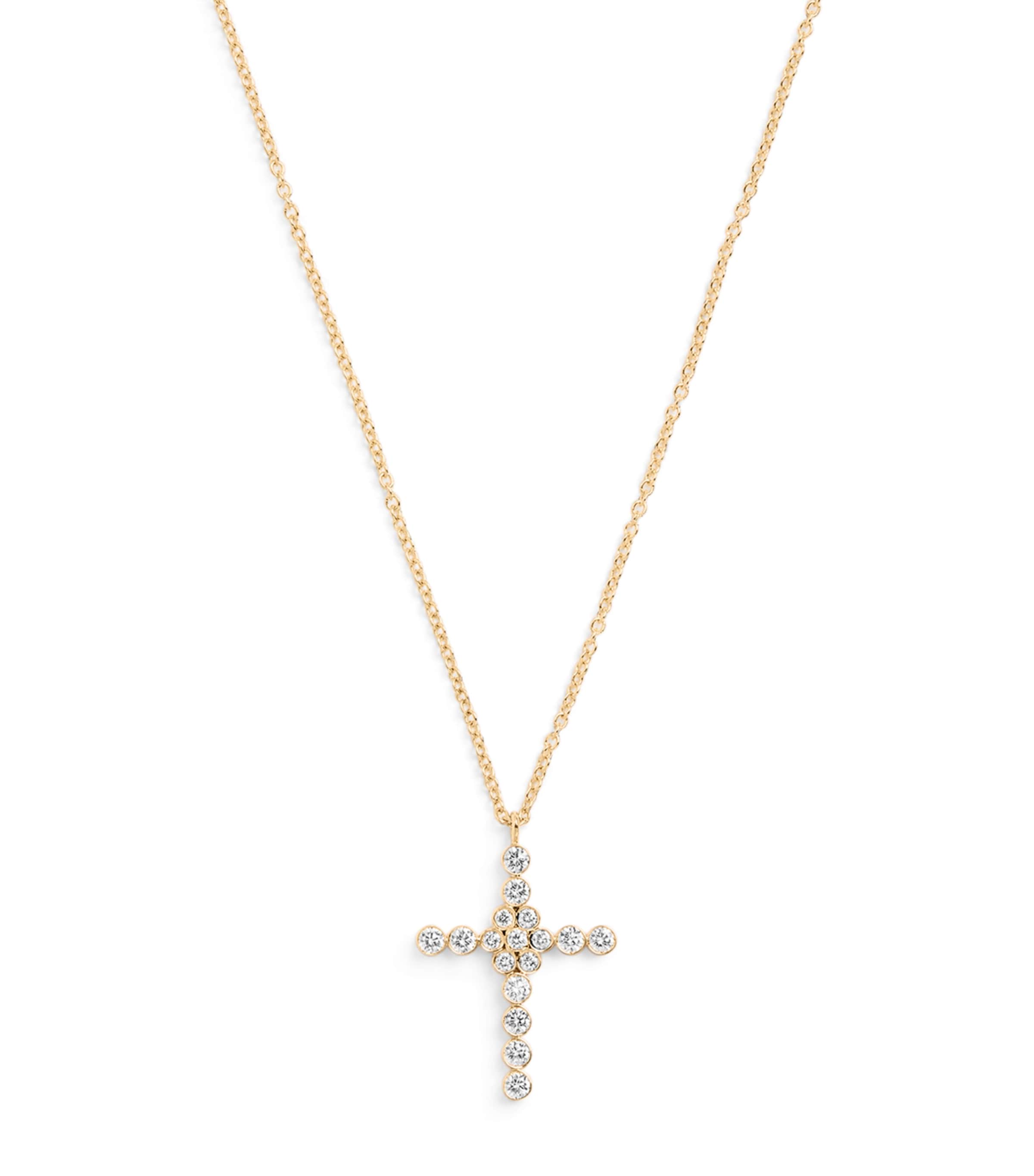 Sophie Bille Brahe Yellow Gold And Diamond Fleur De Belle Necklace