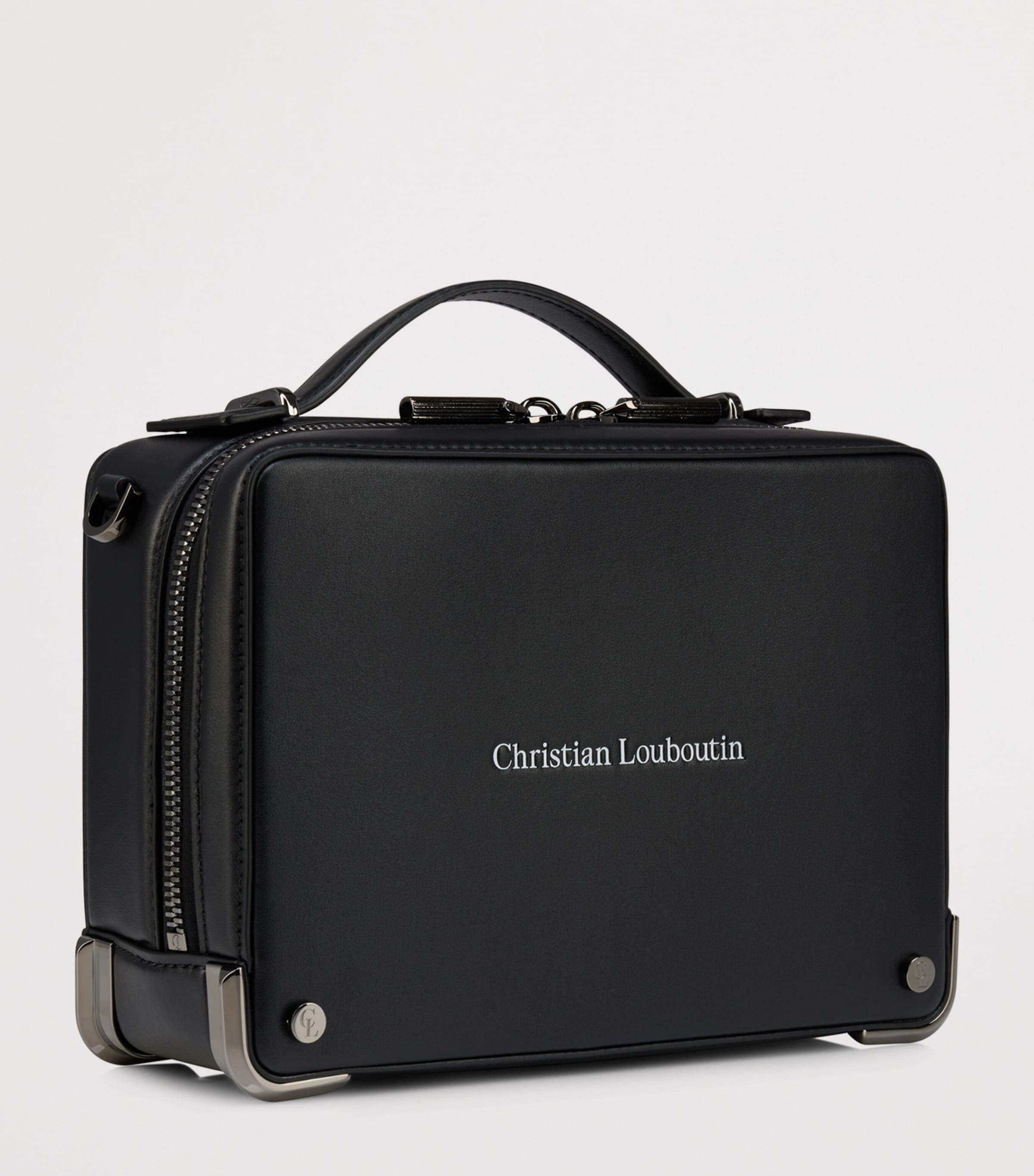 Christian Louboutin Black Tactical Small Leather Cross-Body Bag