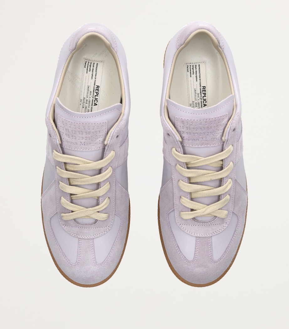 Leather Replica Sneakers VIOLA Image 4