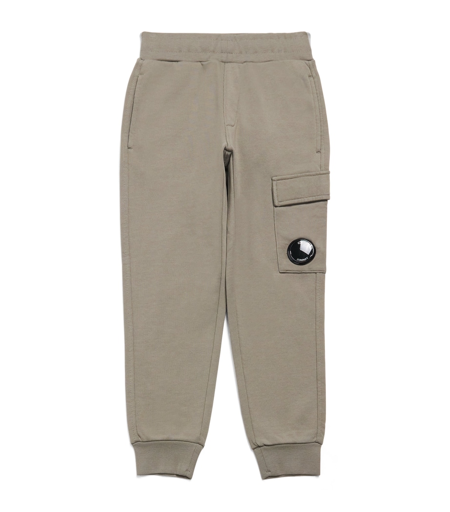Cotton Goggle-Pocket Sweatpants (4-14 Years) 60503 - TAUPE GREY Image 1