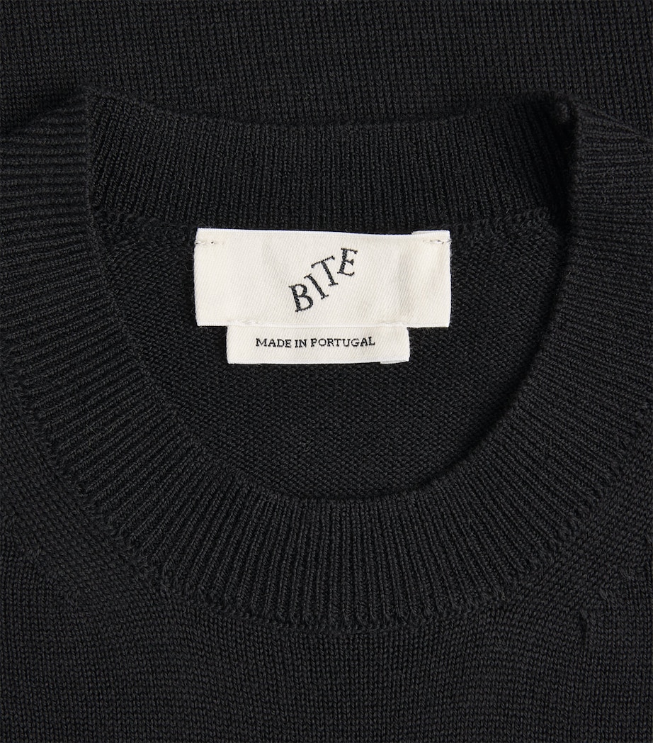 Wool Noe Sweater 0999 BLACK Image 6