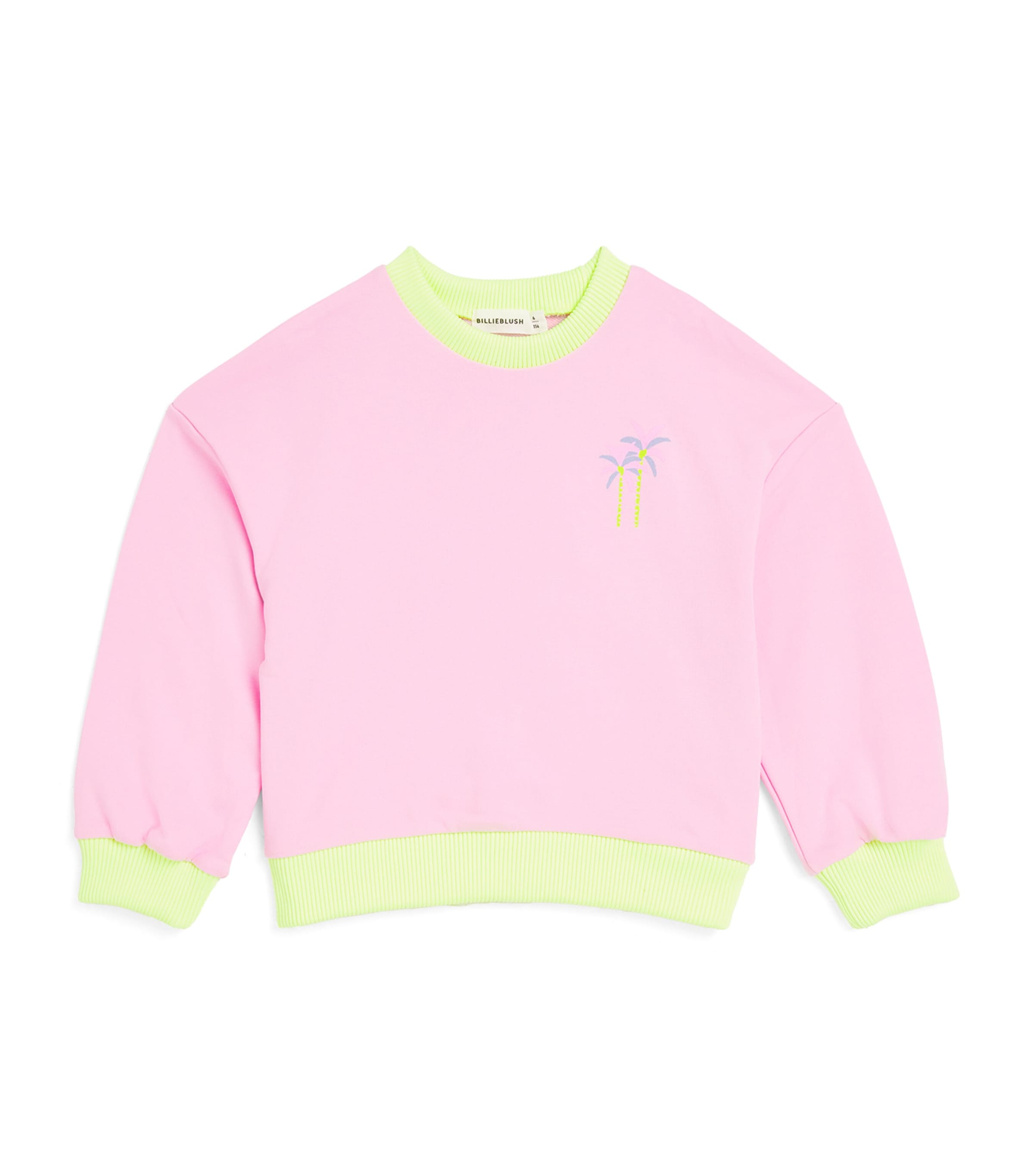 Billieblush Cotton-Blend Sequin Flamingo Sweatshirt (2-12 Years) Image 1