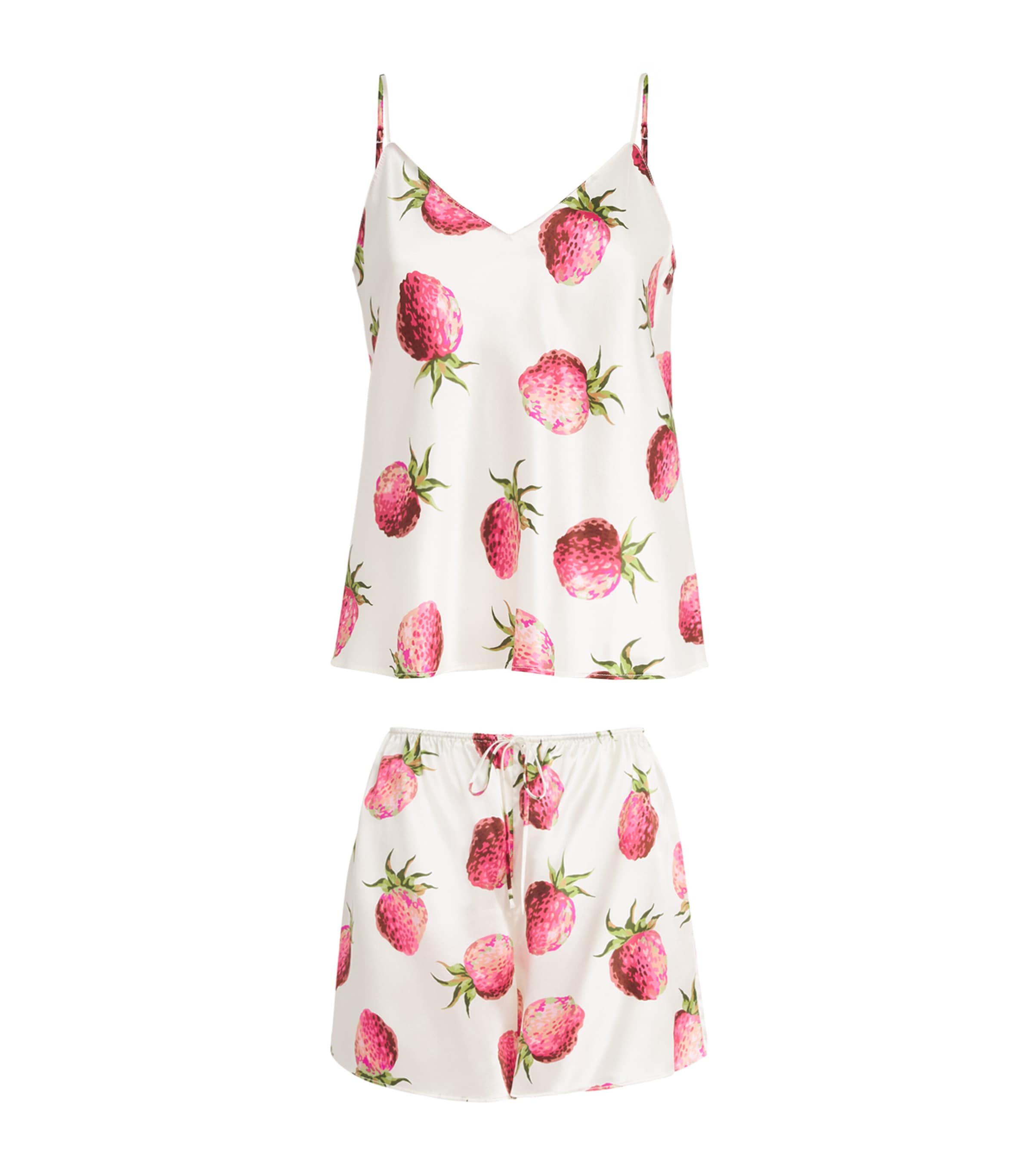 OLIVIA VON HALLE SILK BLYTHE ELLE PYJAMA SET
