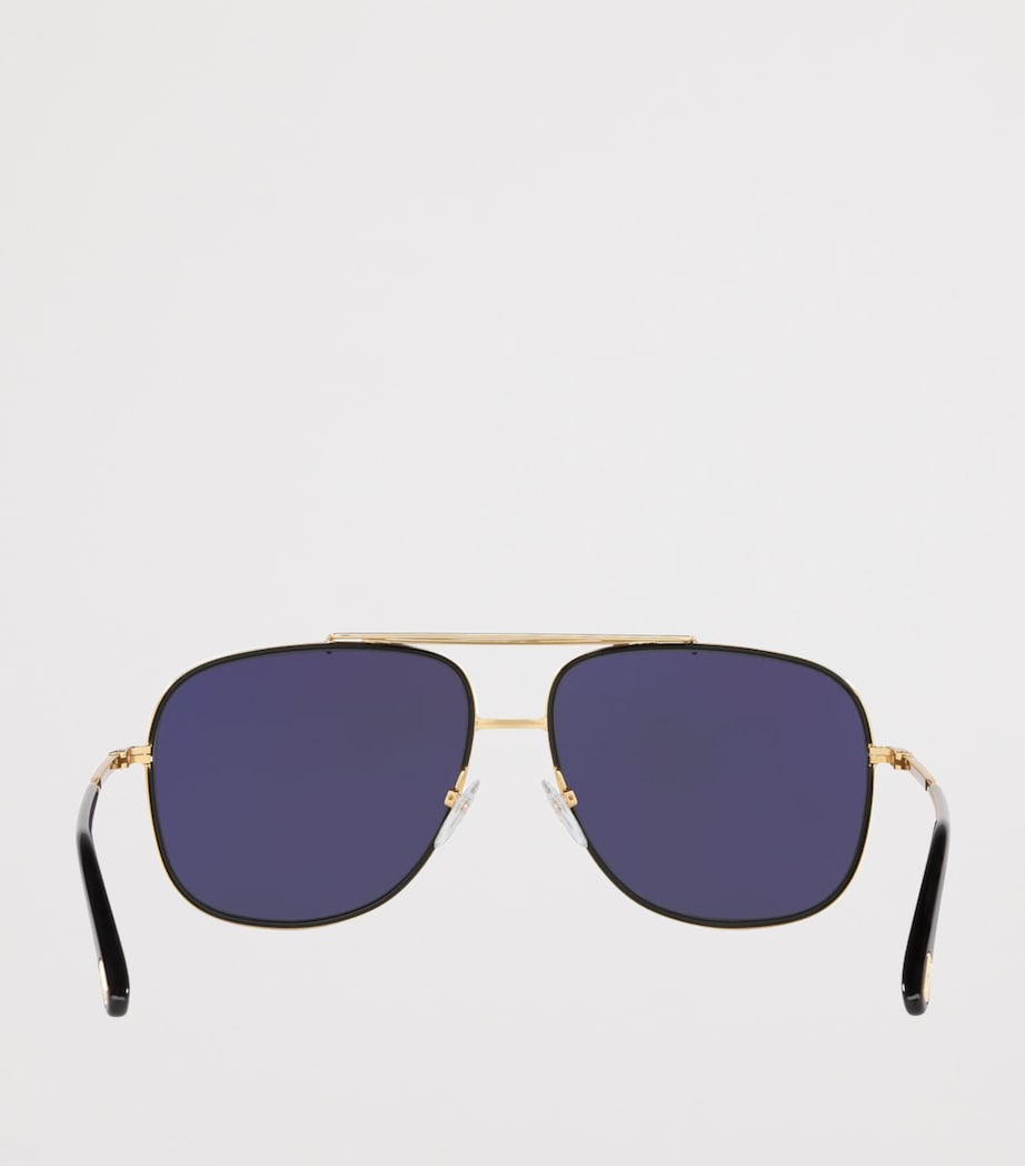 TOM FORD Metal Benton Square Sunglasses Gold Image 5