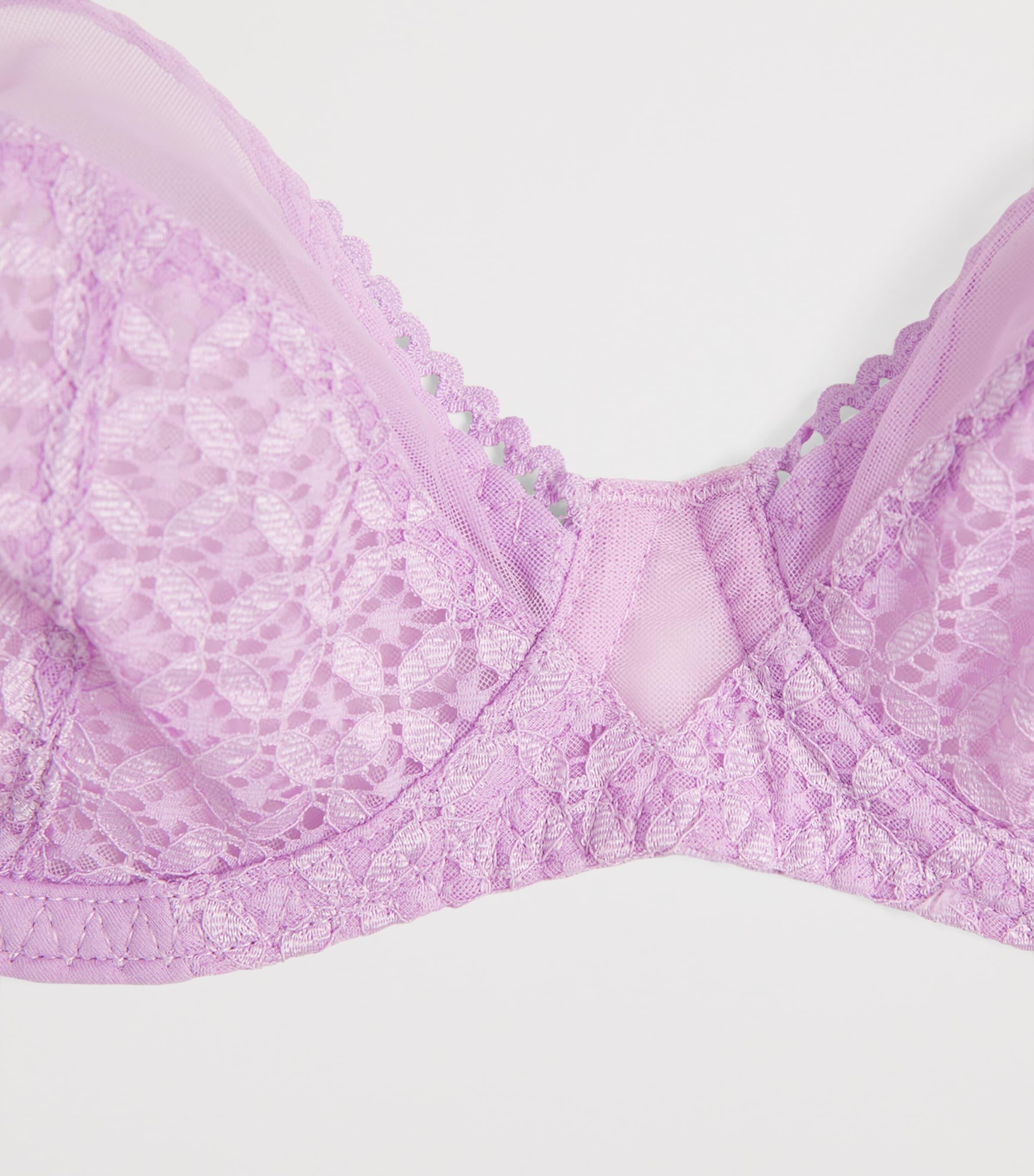 Maison Lejaby Womens Lace Memories Balconette Bra Salvia Image 4