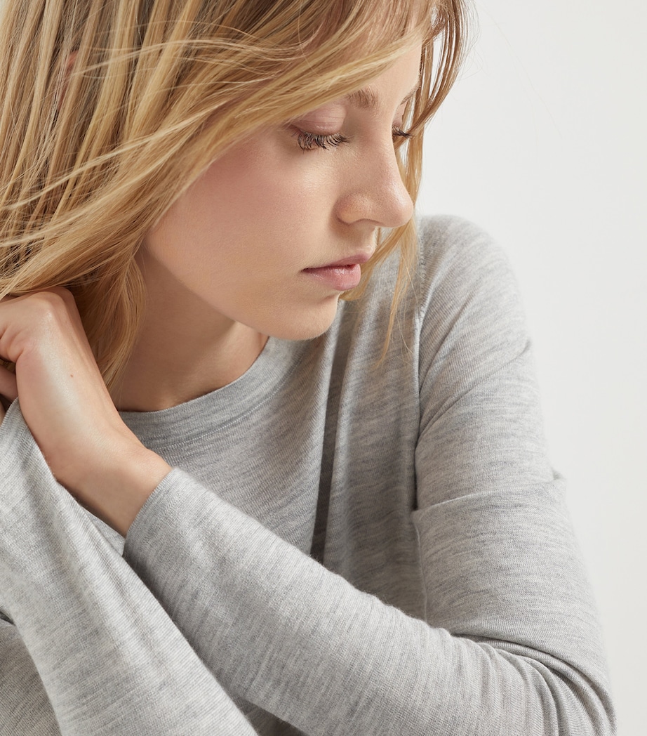 Cashmere-Silk Sweater C072 Image 6