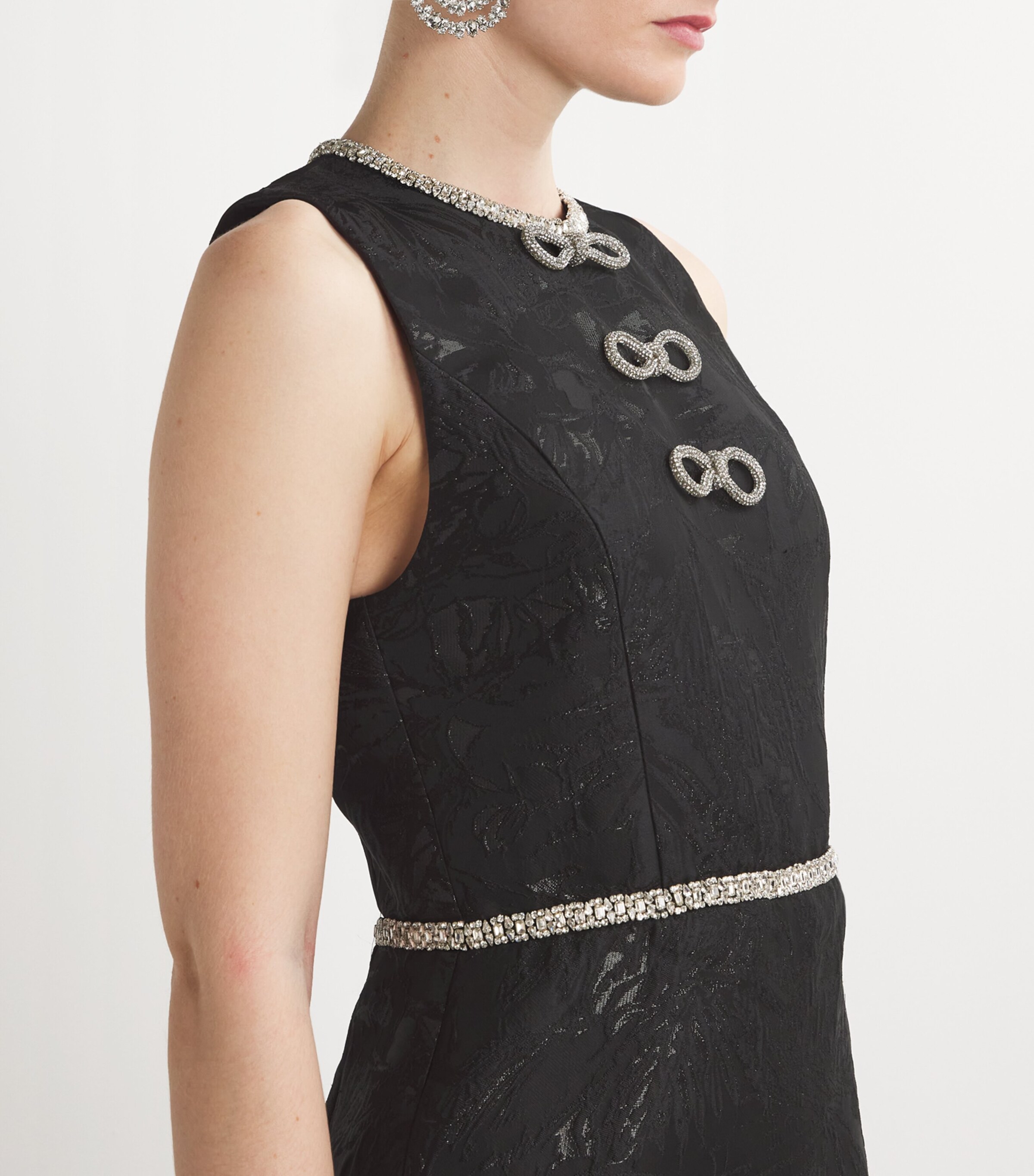 Alice+Olivia Embellished Ellis Mini Dress | Harrods US