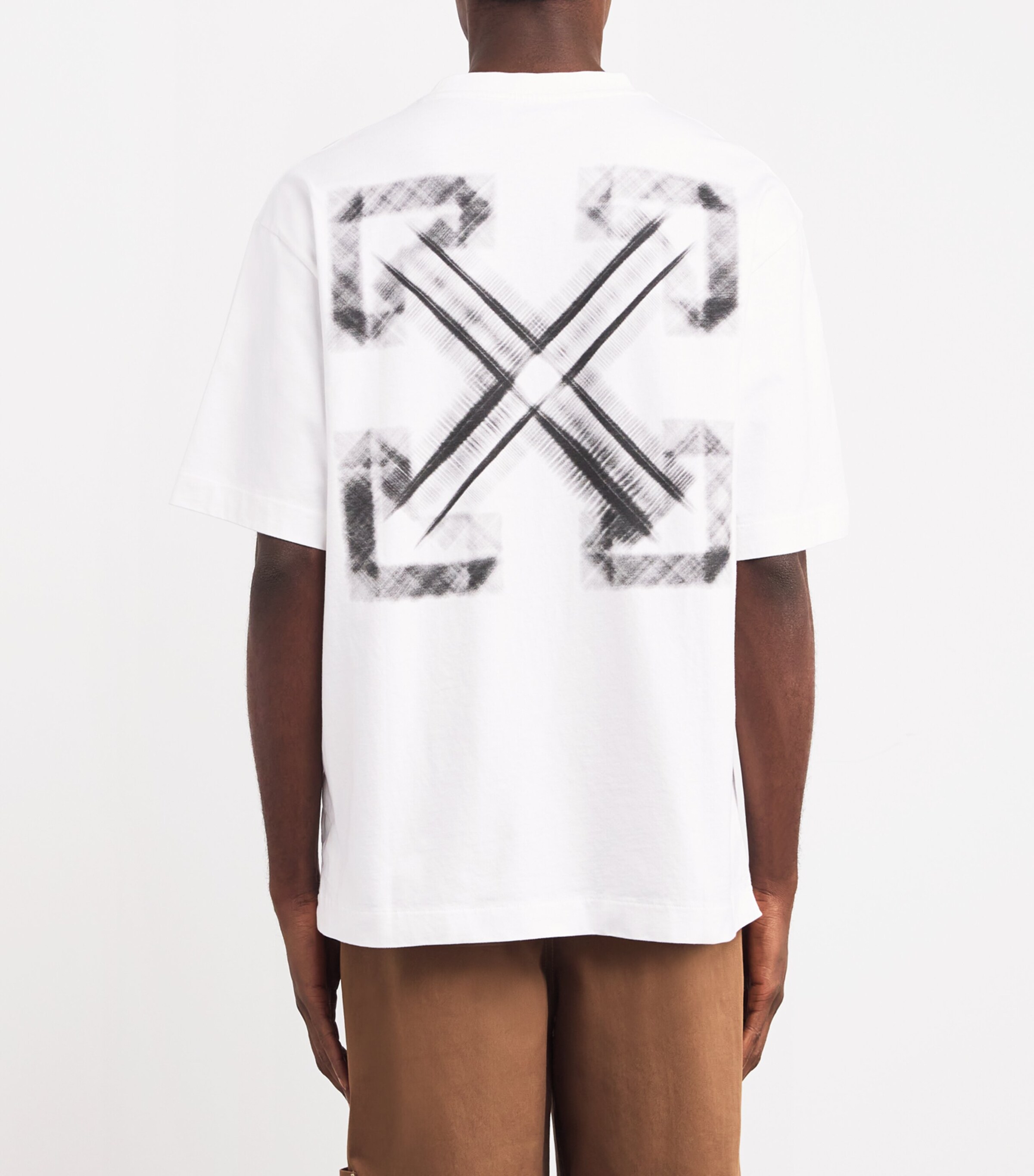 VIP【関税送料無料】希少 Off-white T-Shirt Fresh Arrow Motif Off-White Cotton Vibe Arrows T-Shirt | Harrods US