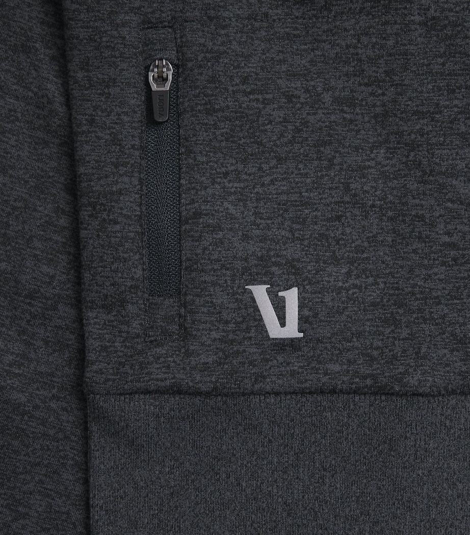 VUORI Mens Ponto Performance Sweatshirt Hcc/charcoal Heather Image 6