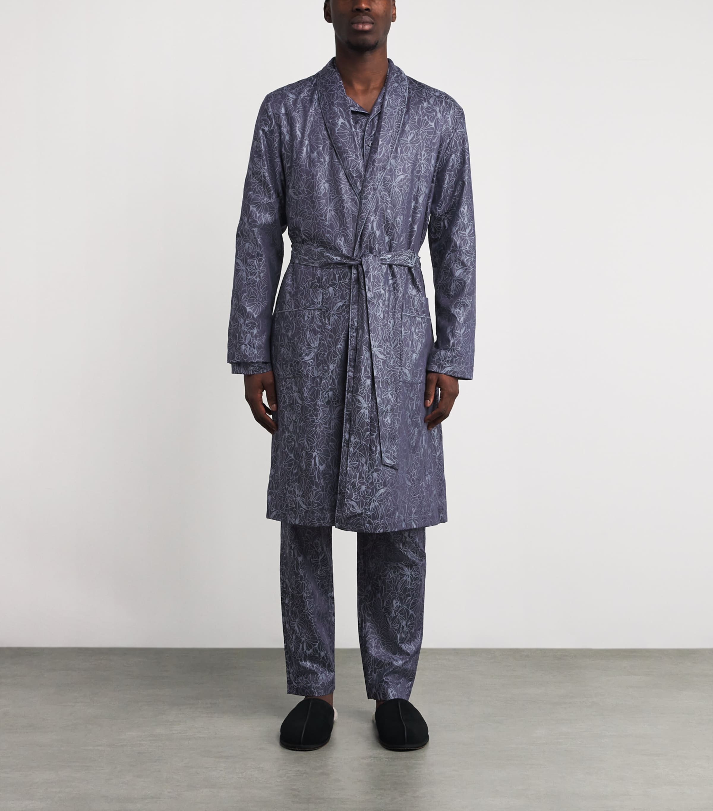 Cotton Floral Selection Robe 3038 NIGTSHAD WOVEN Image 3