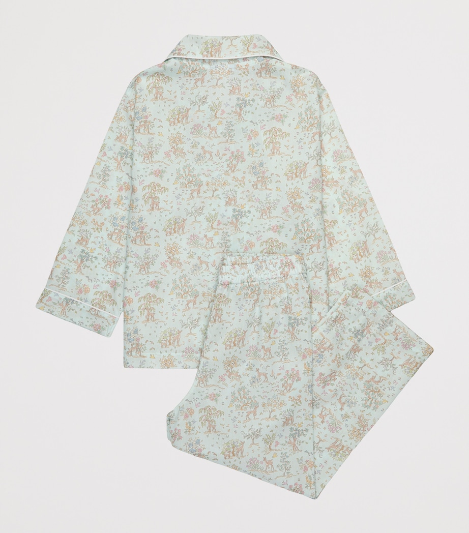 Trotters Cotton Etta Fawn Print Pyjama Set (1-5 Years) Green Image 2