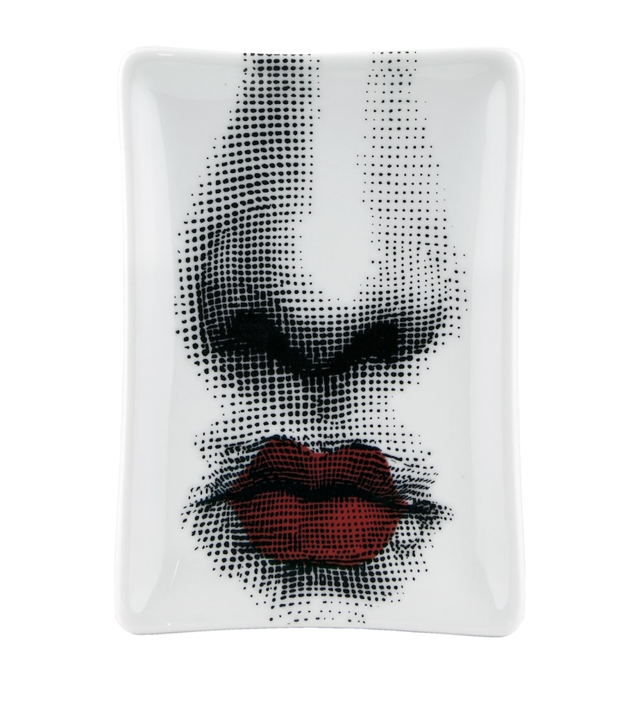 Rectangular Porcelain Ashtray MULTI Image 1