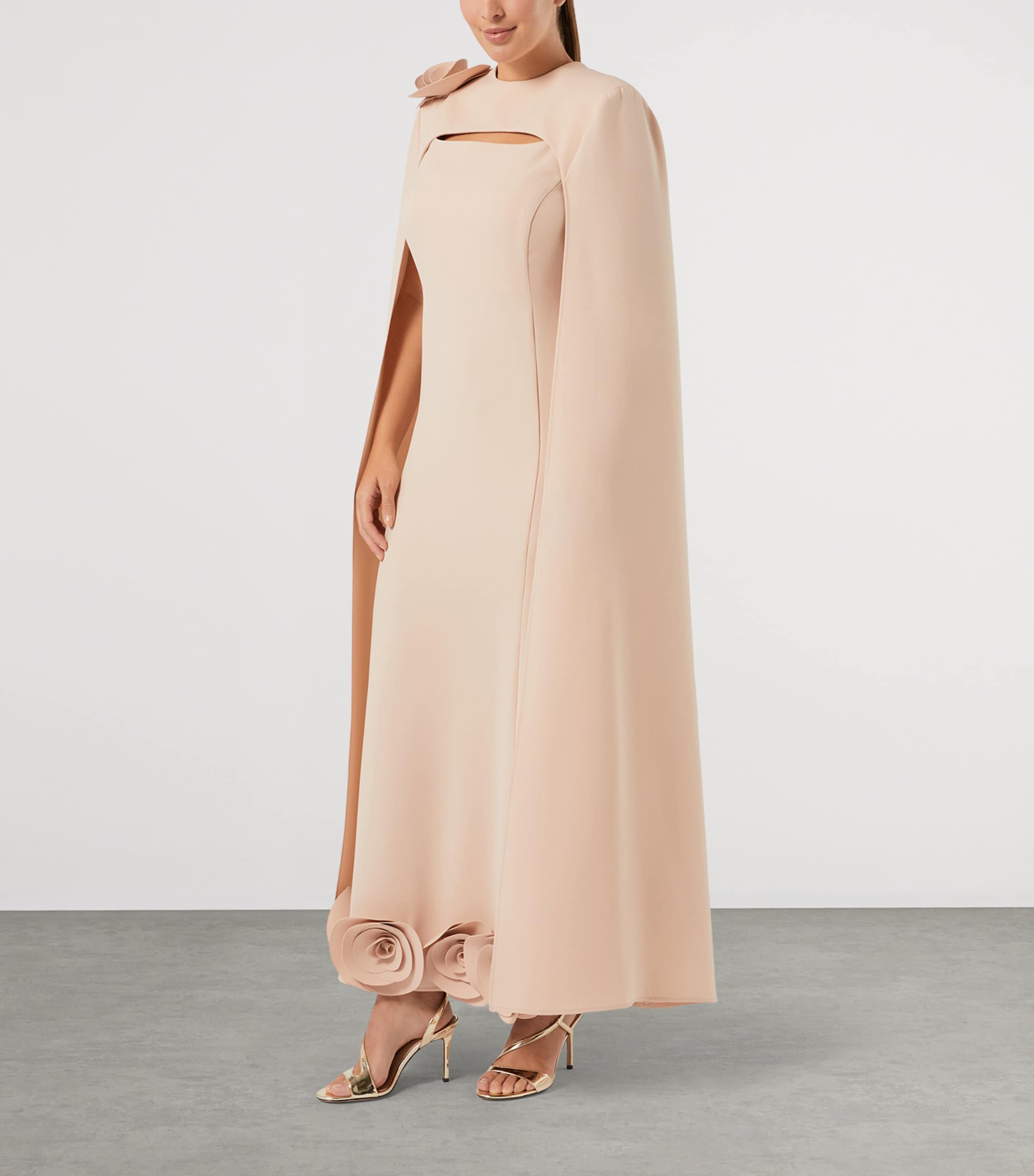 Marina Rinaldi Womens Long Cady Cape Skin Image 3