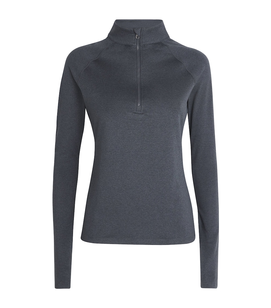 Always Warm Half-Zip Base Layer Top BLACK MARL Image 1