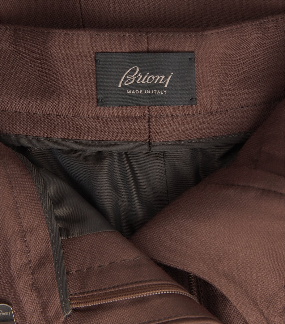 Brioni Womens Silk Midi Skirt Image 5