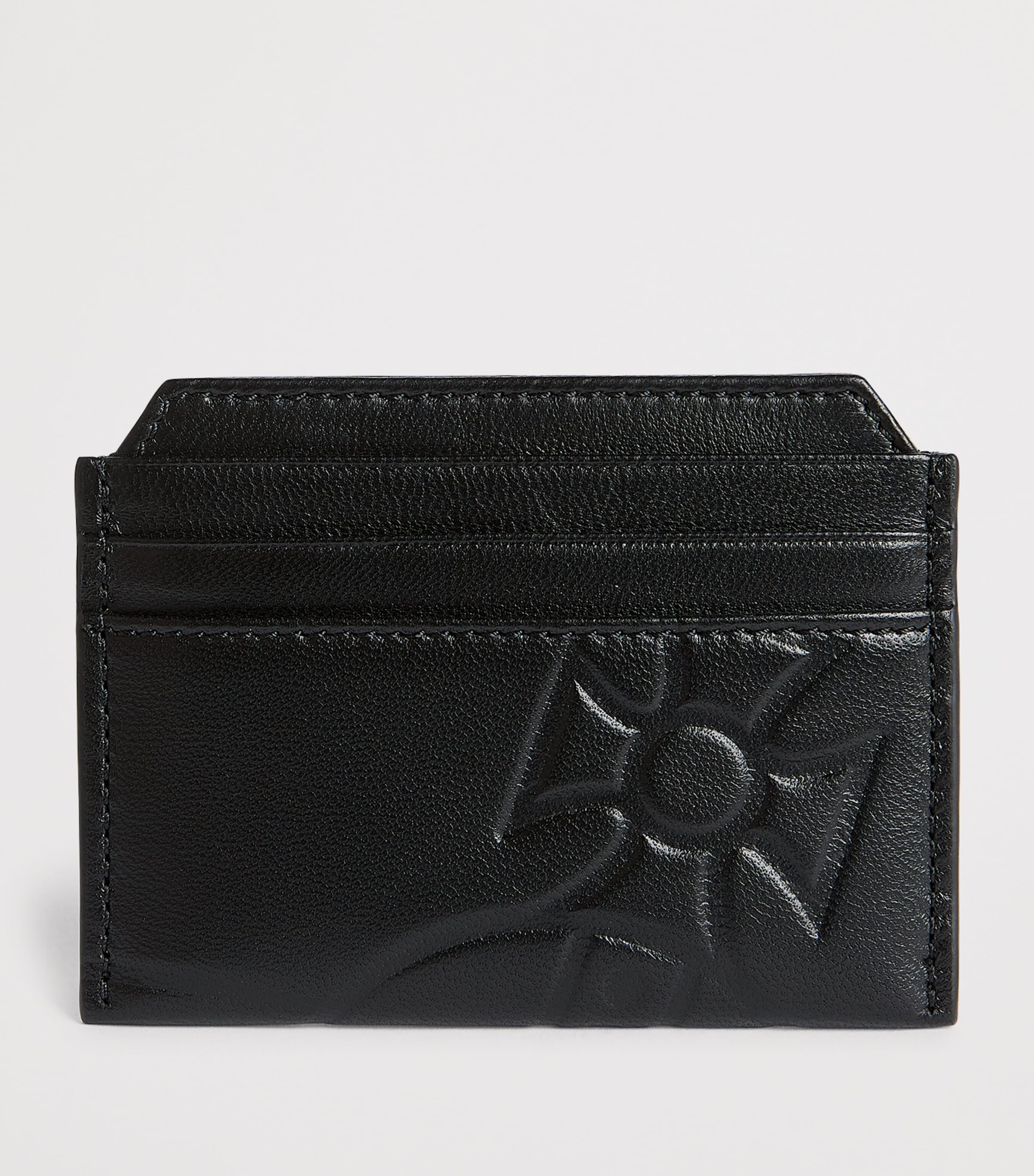 Vivienne Westwood Leather Orb Card Holder Black Image 2